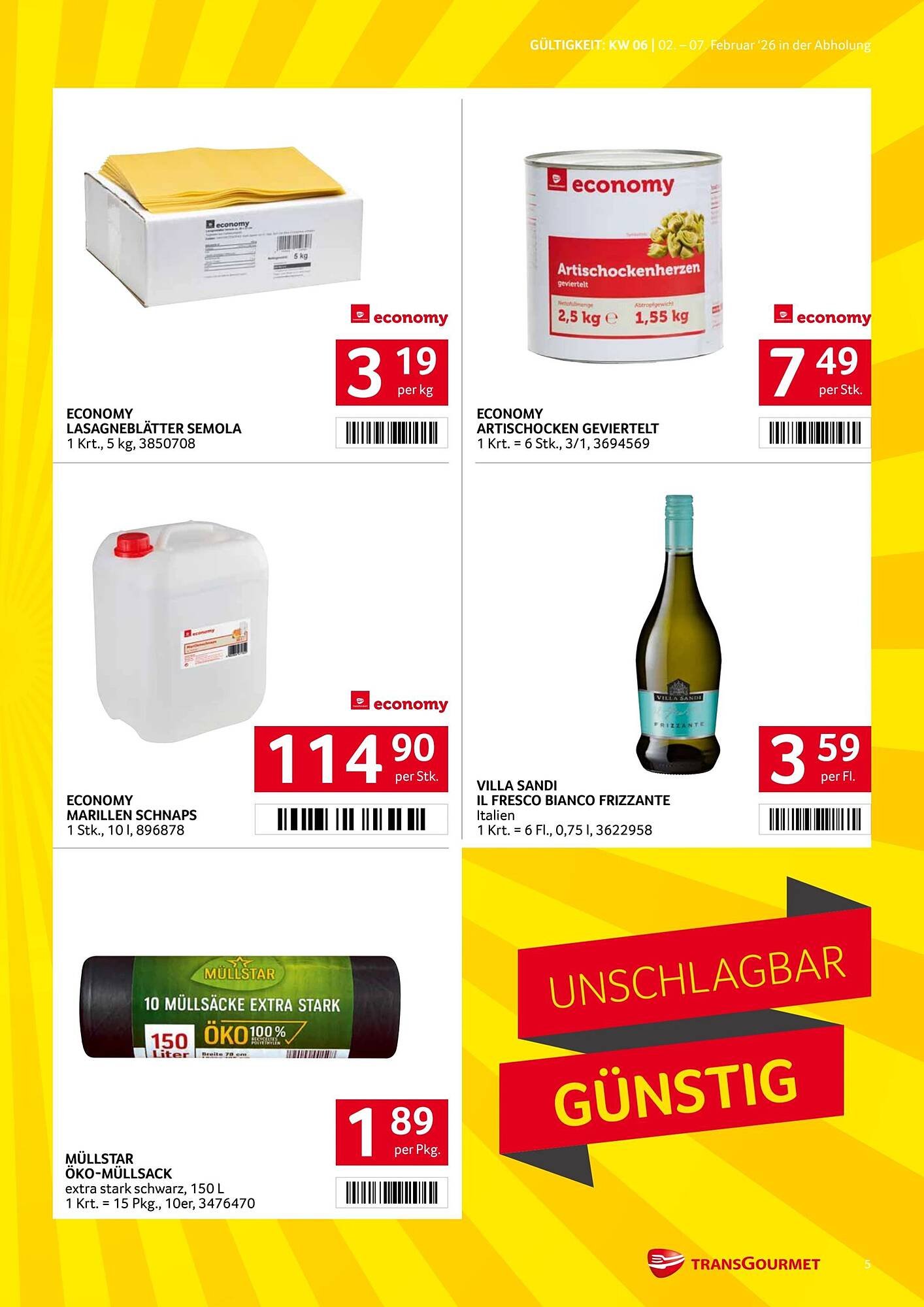 Transgourmet Flugblatt