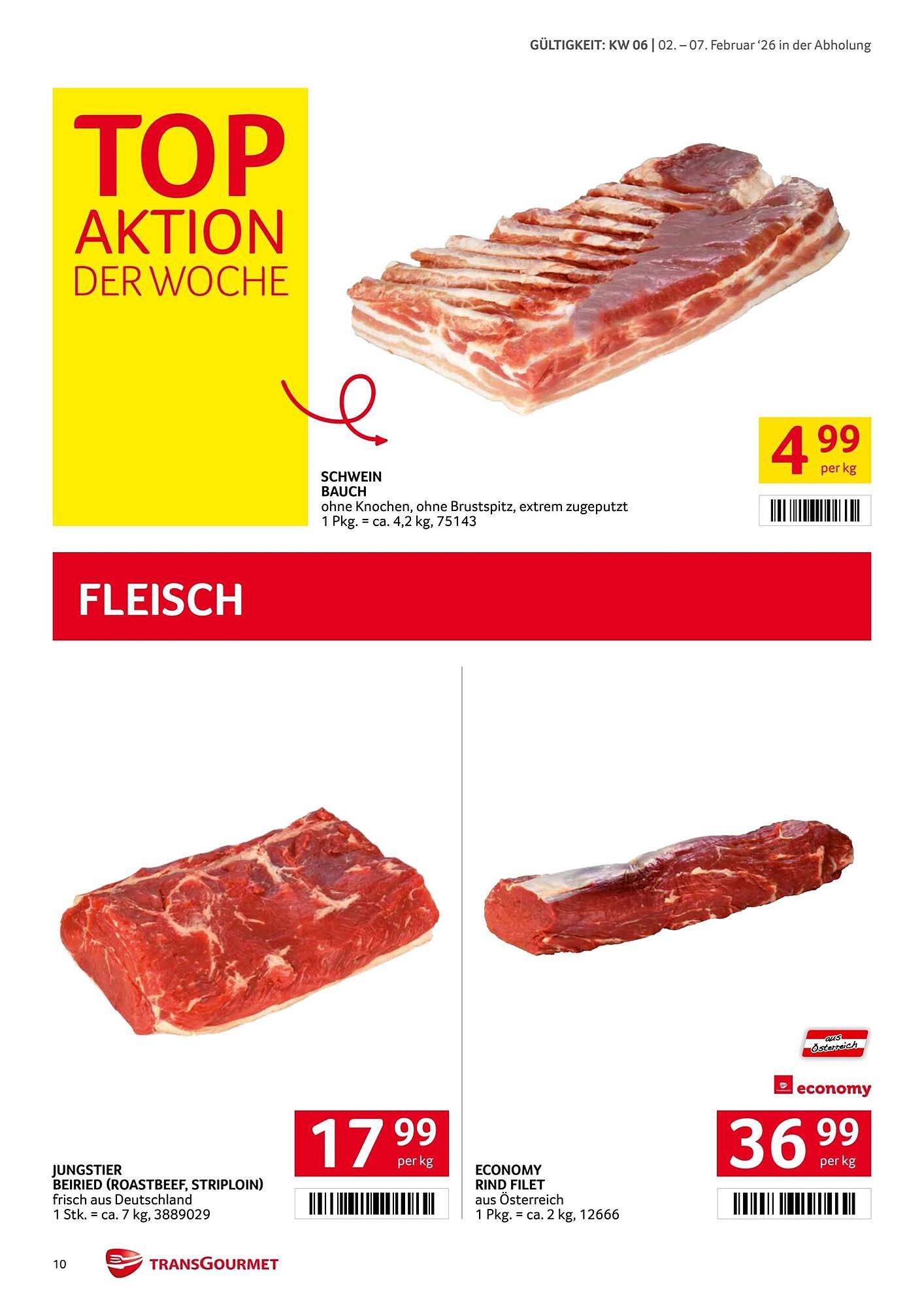 Transgourmet Flugblatt