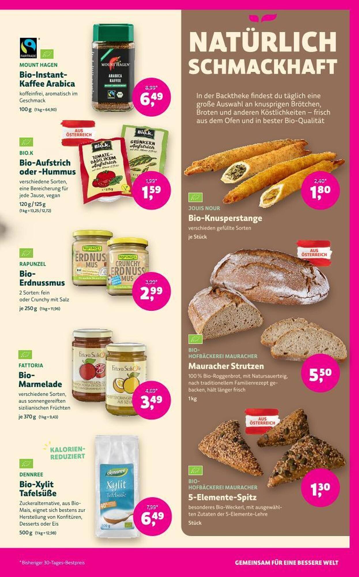 Denn's Biomarkt Flugblatt