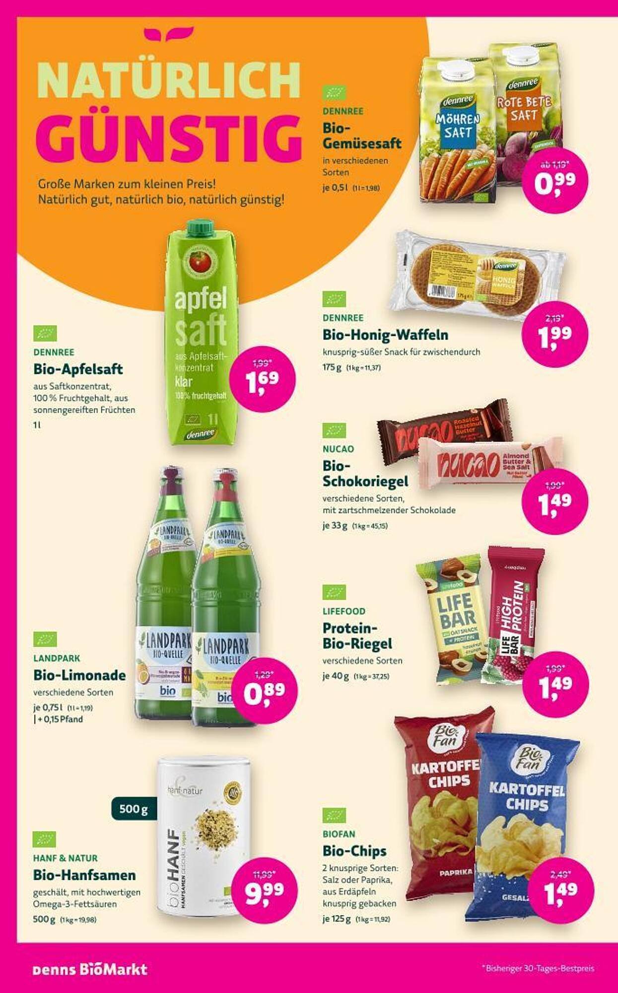 Denn's Biomarkt Flugblatt