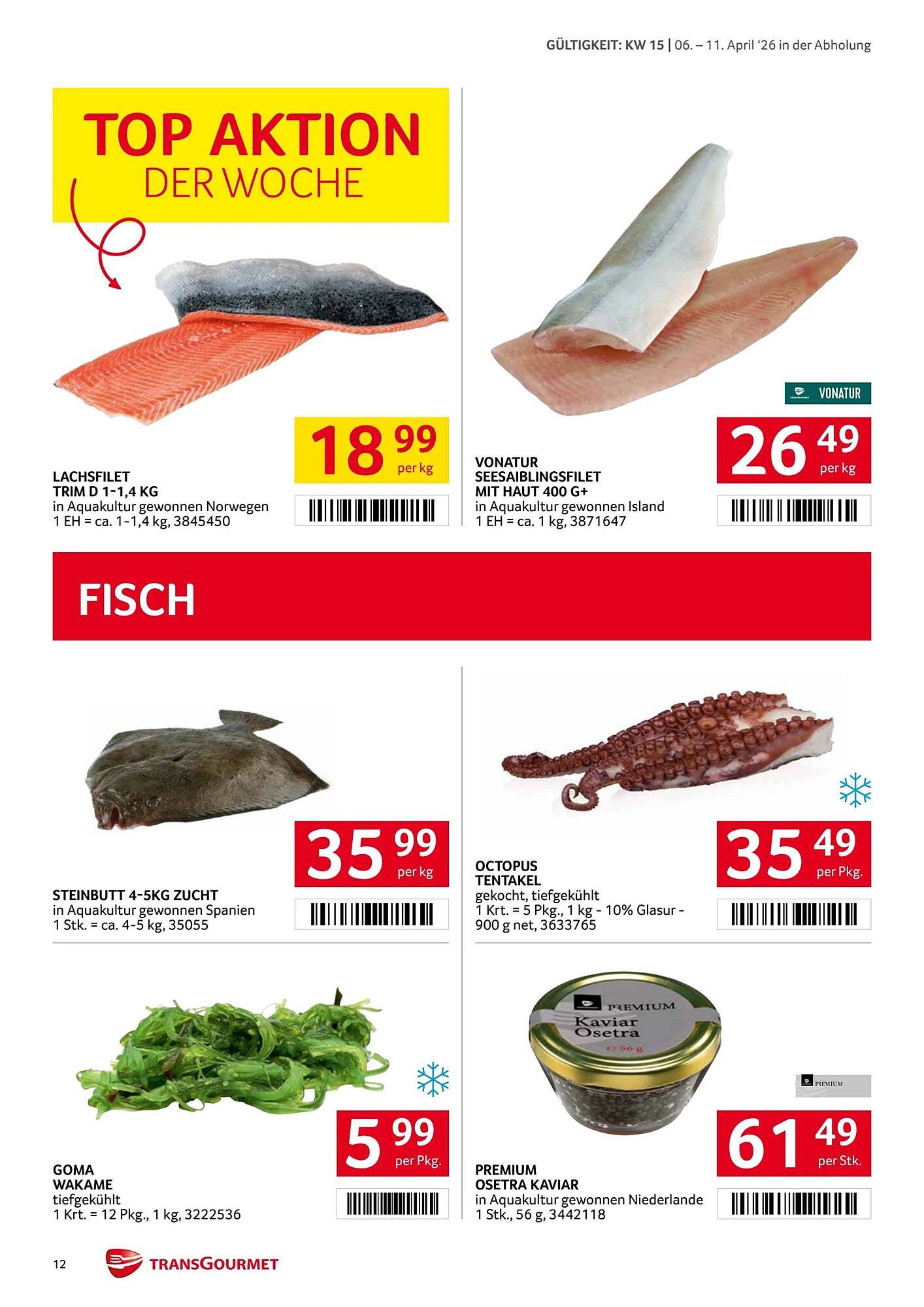 Transgourmet Flugblatt