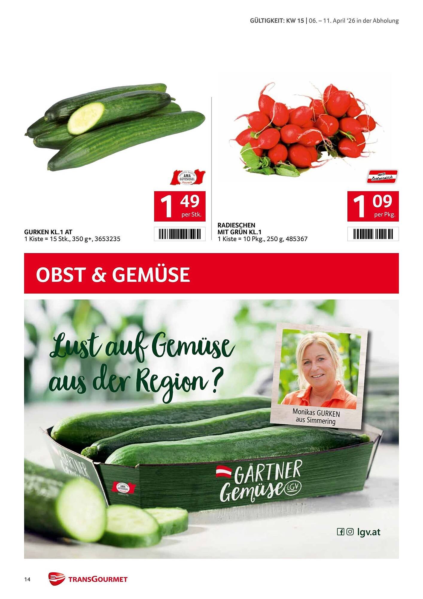 Transgourmet Flugblatt