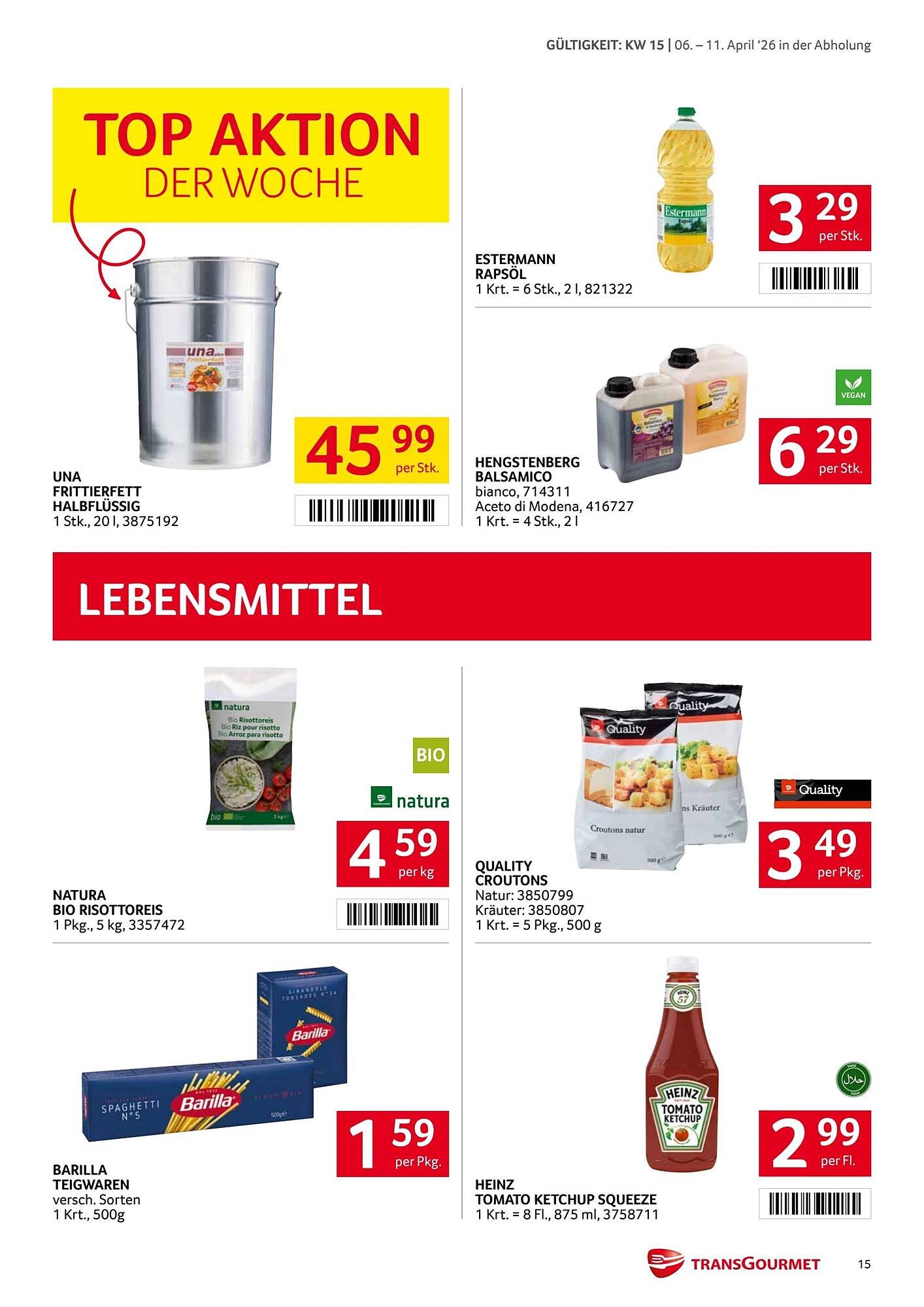 Transgourmet Flugblatt