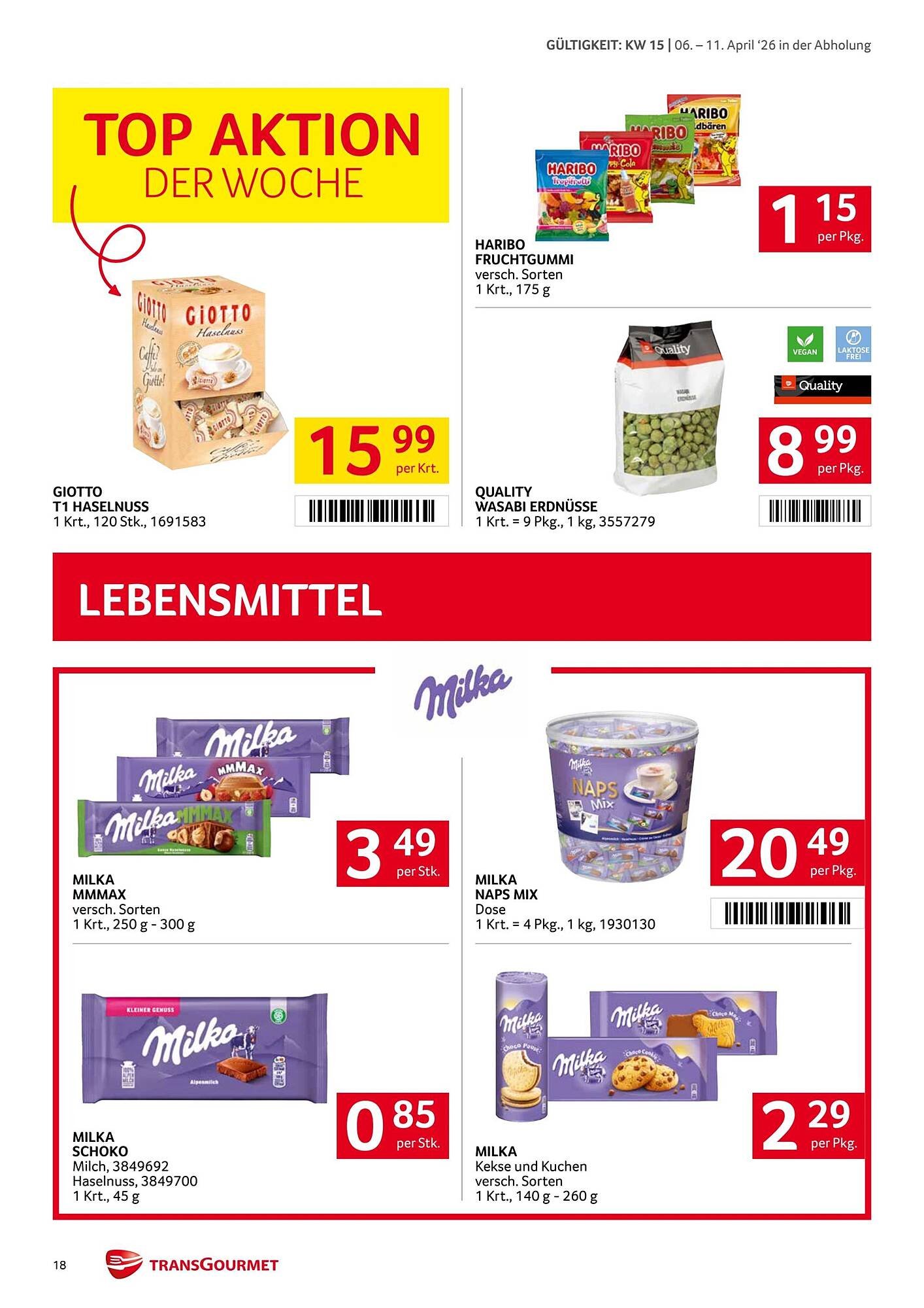 Transgourmet Flugblatt