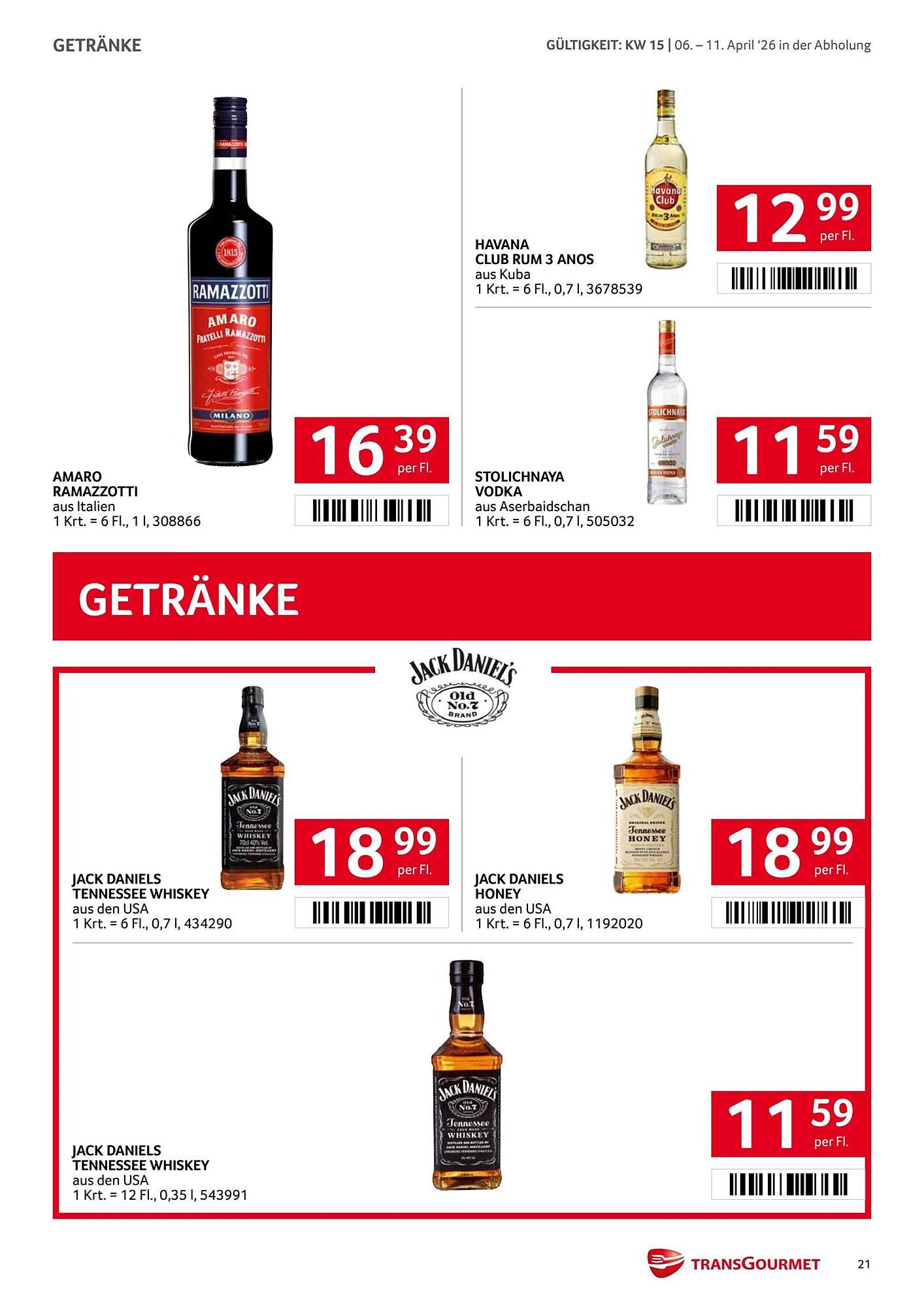 Transgourmet Flugblatt