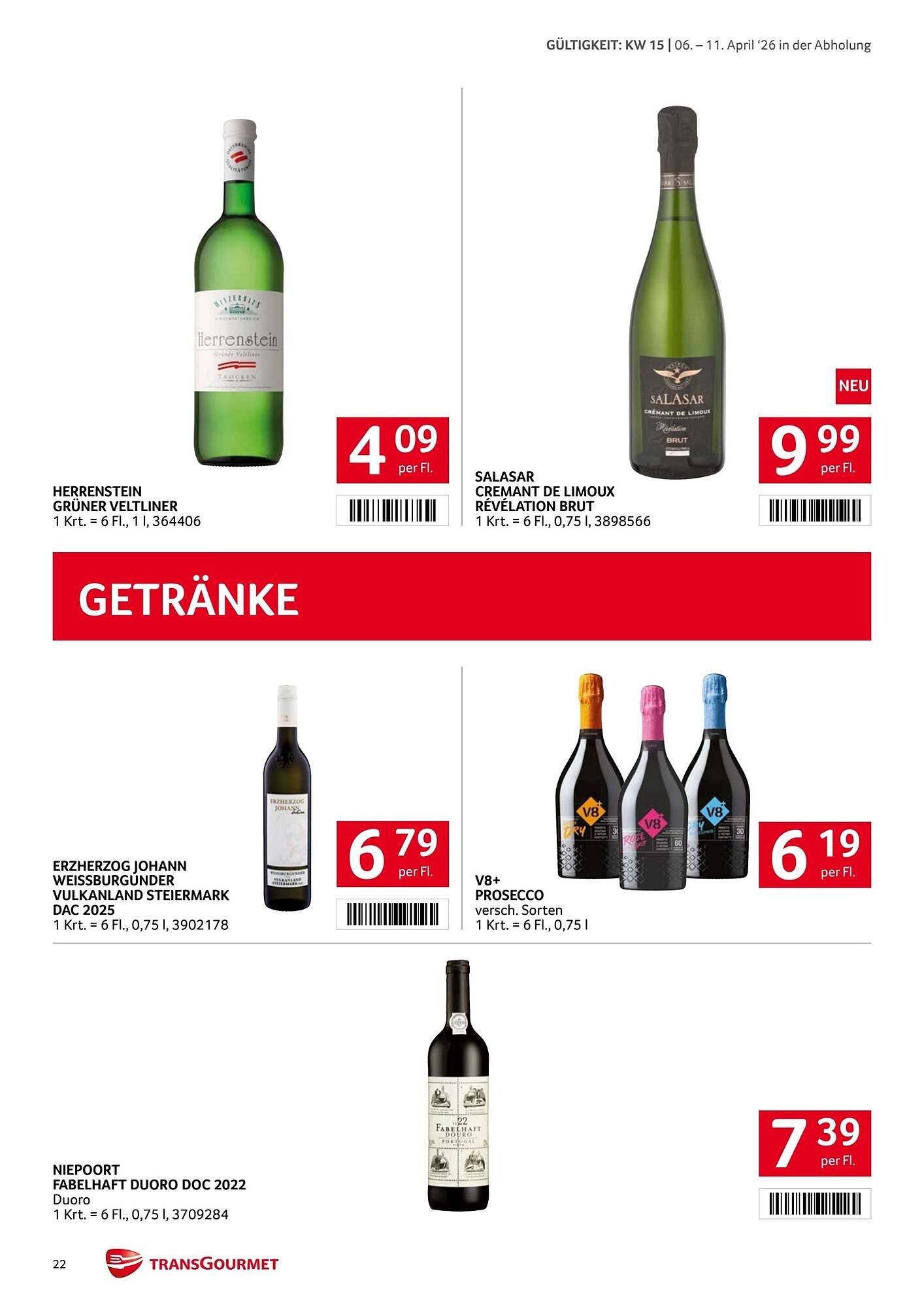 Transgourmet Flugblatt