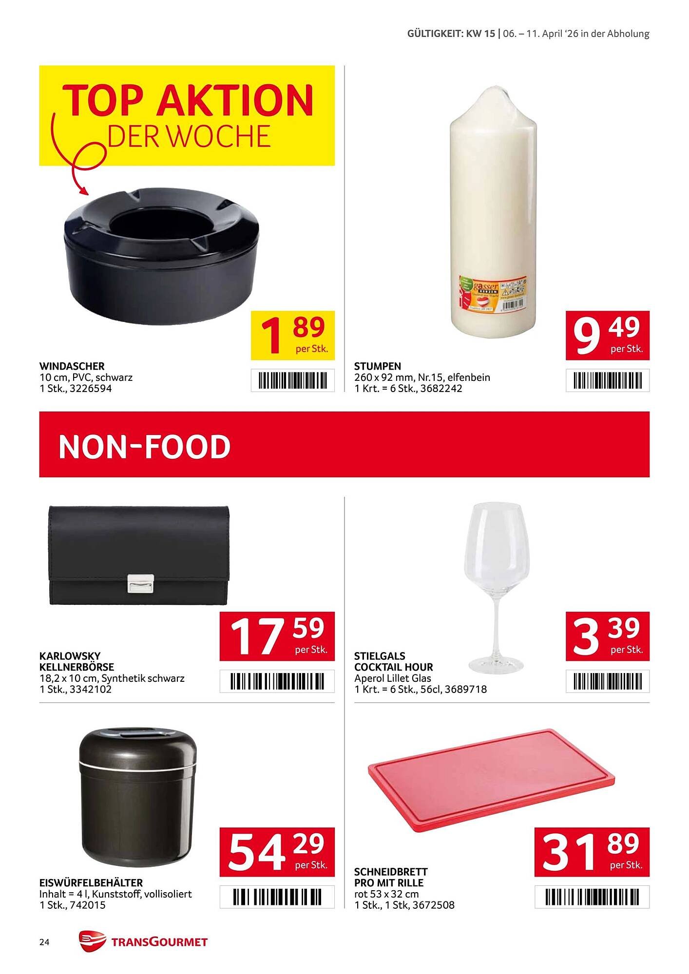 Transgourmet Flugblatt