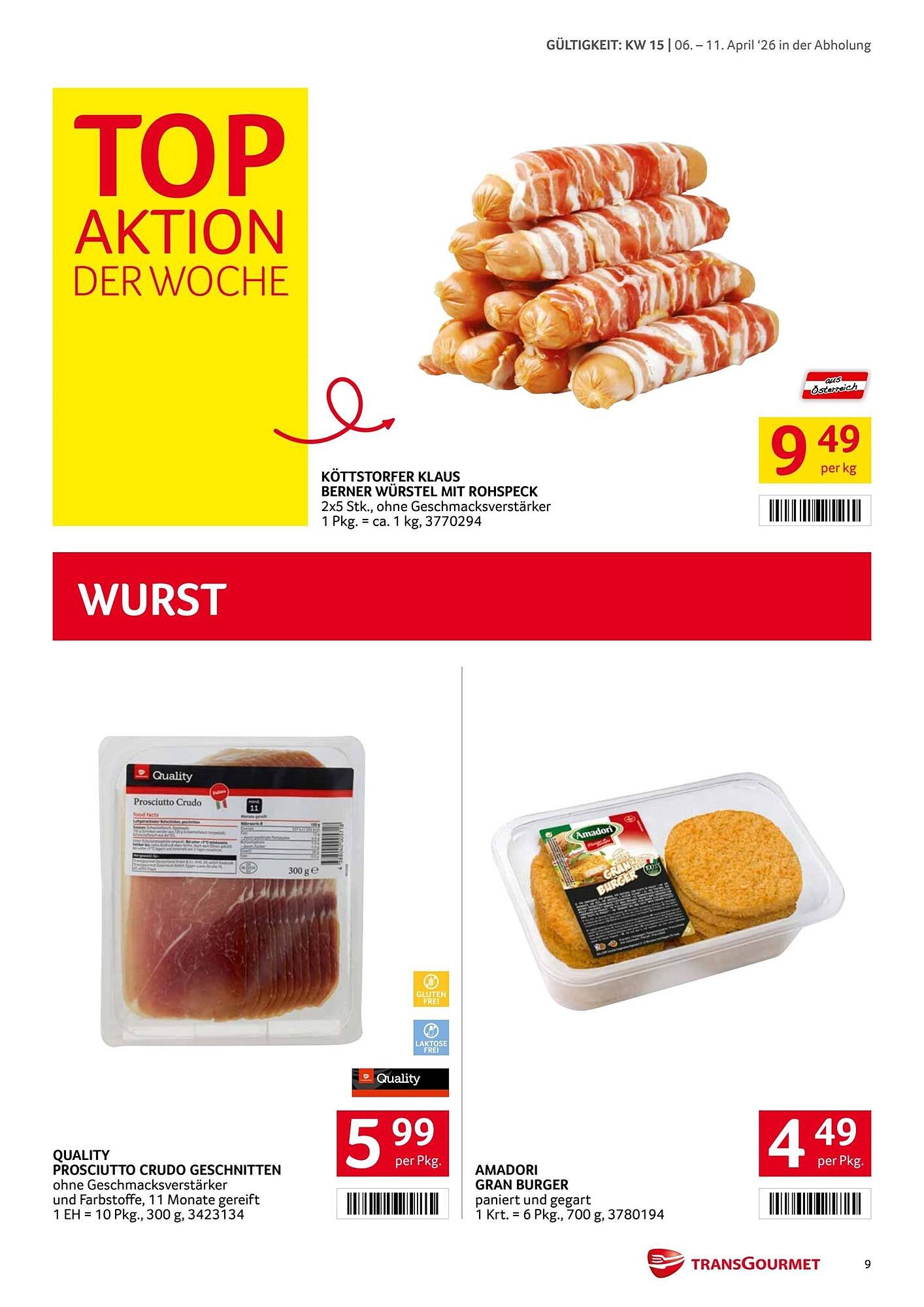 Transgourmet Flugblatt