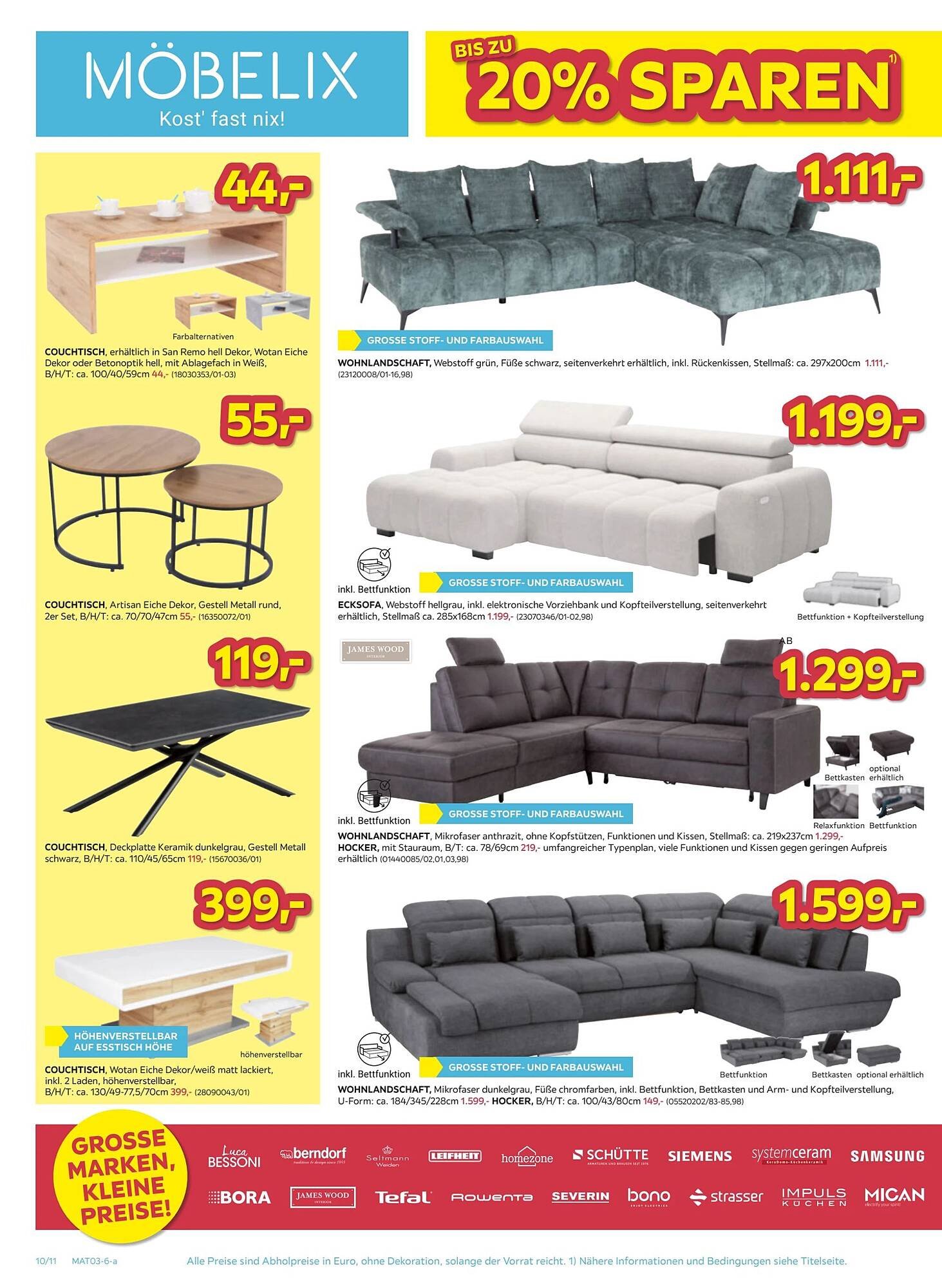 Möbelix Prospekt