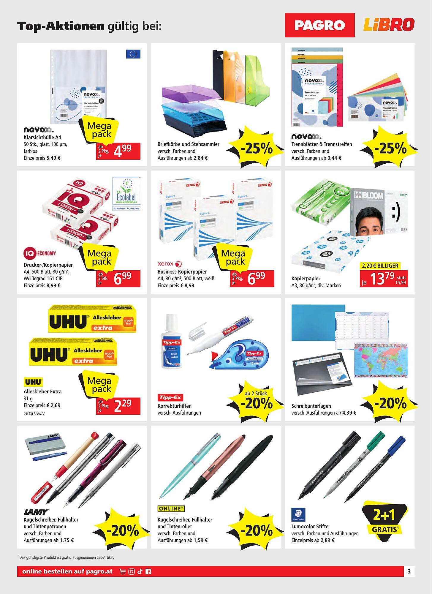 Pagro Diskont Flugblatt