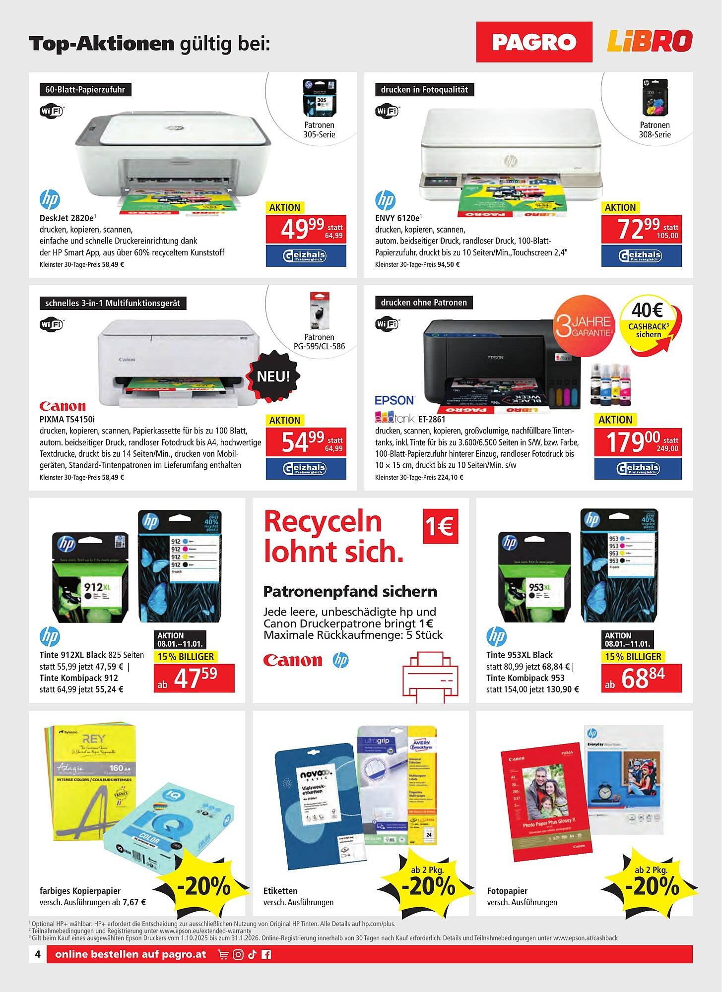 Pagro Diskont Flugblatt