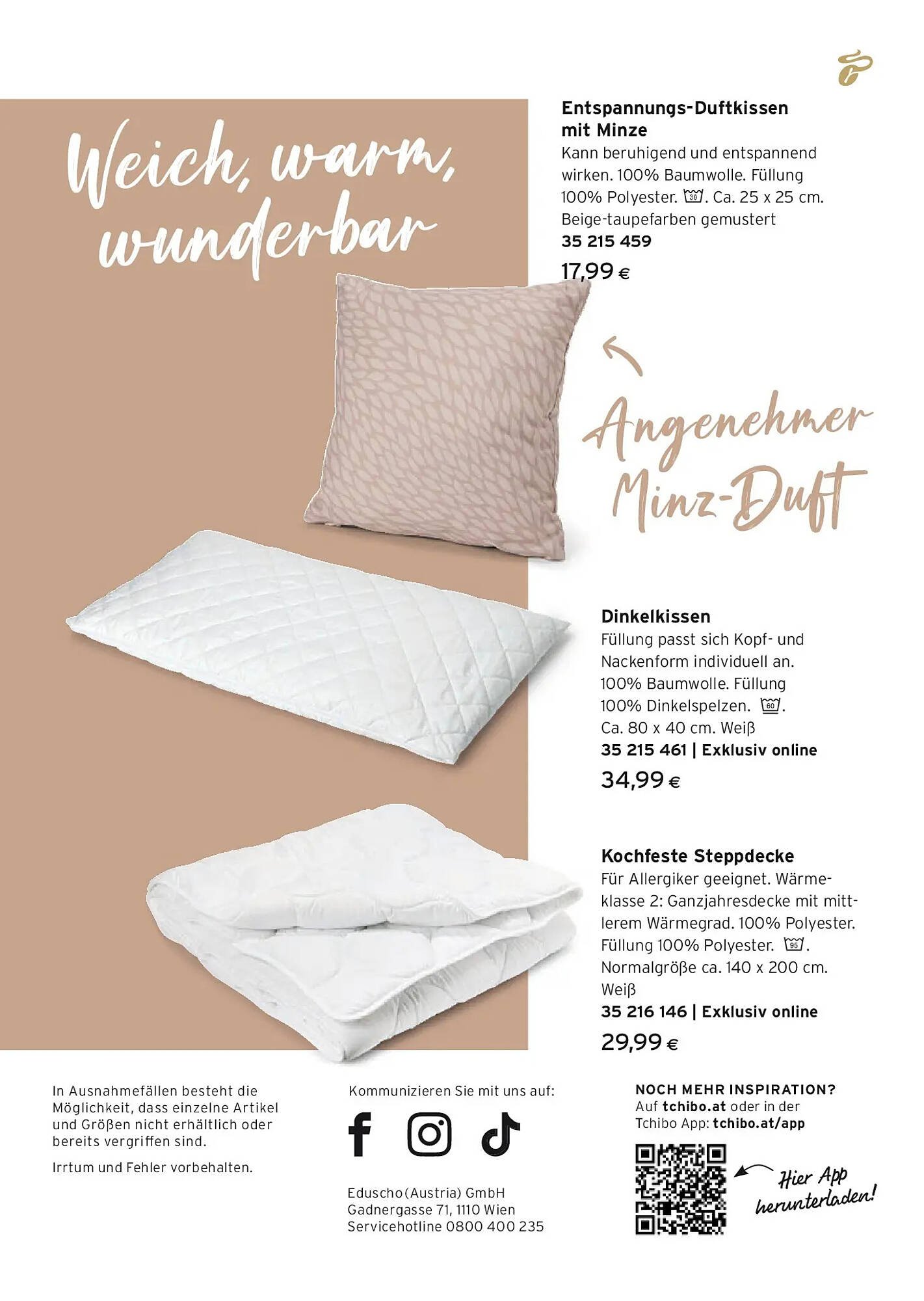 Tchibo Eduscho Flugblatt