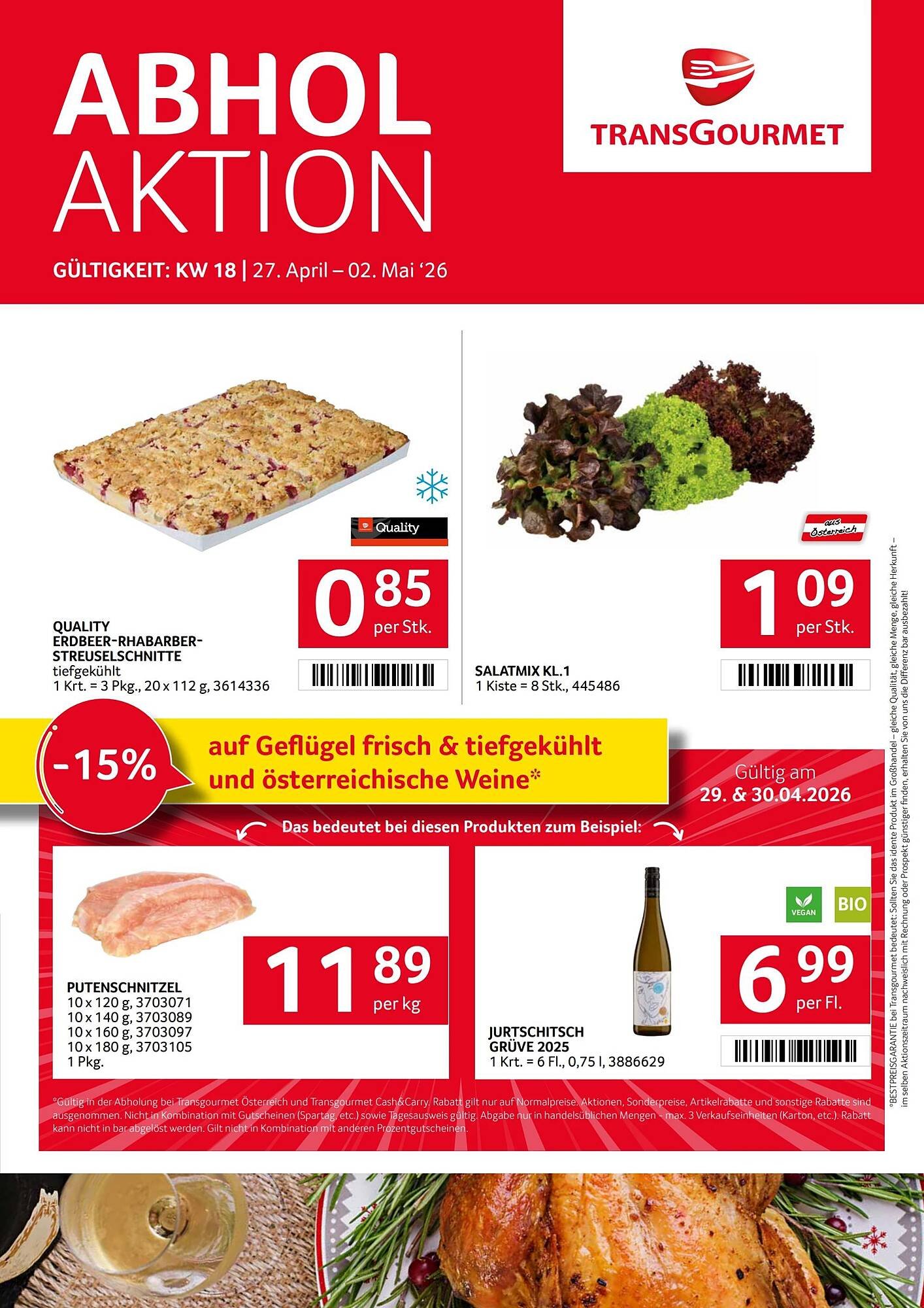 Transgourmet Flugblatt