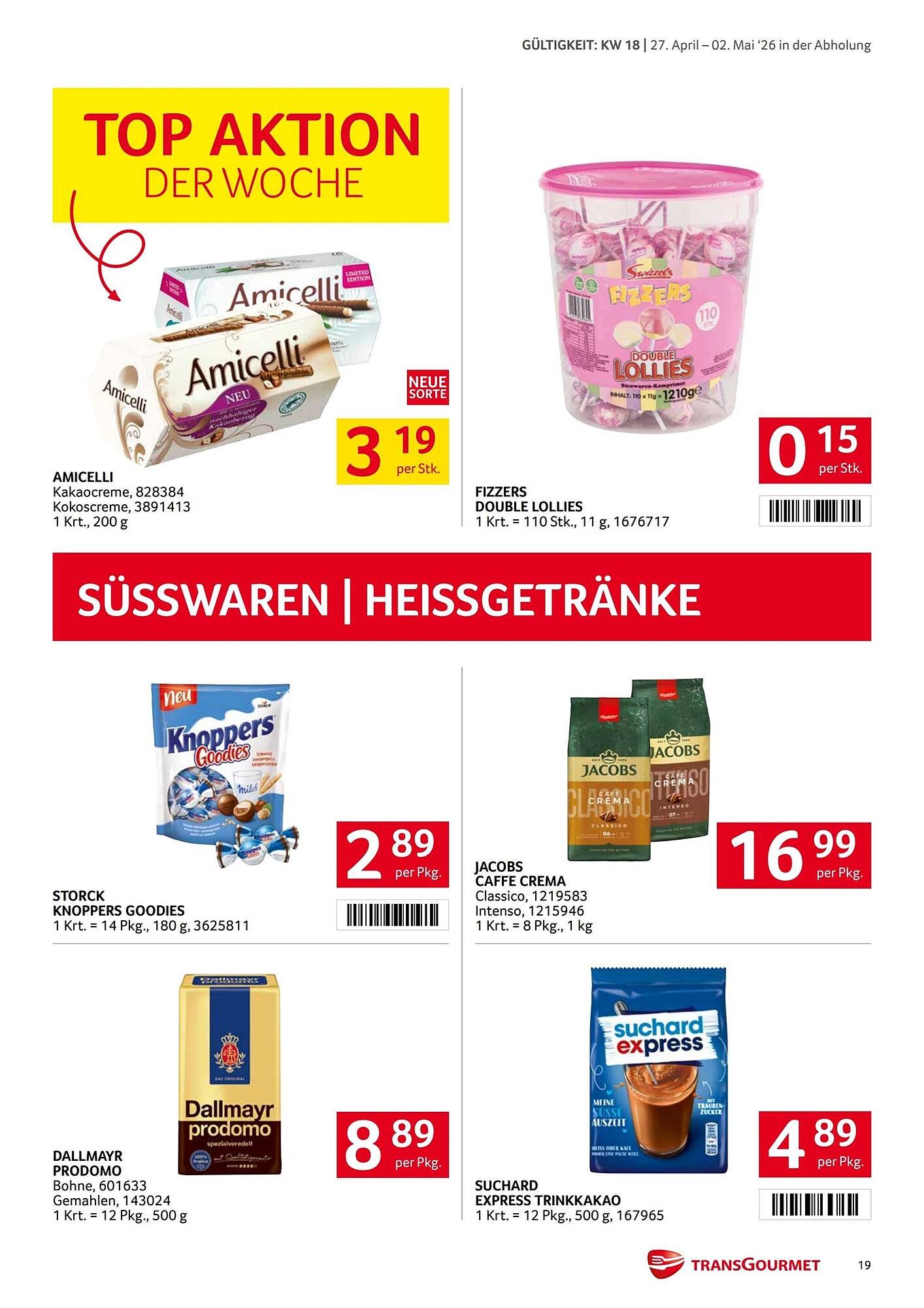 Transgourmet Flugblatt
