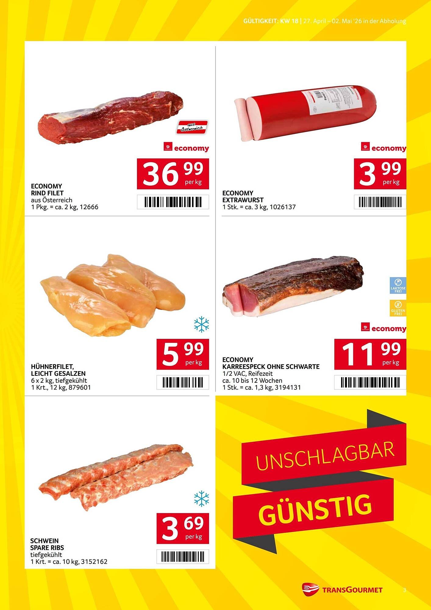 Transgourmet Flugblatt