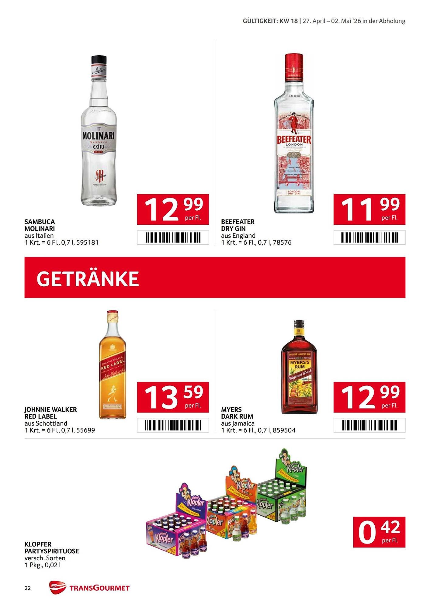 Transgourmet Flugblatt