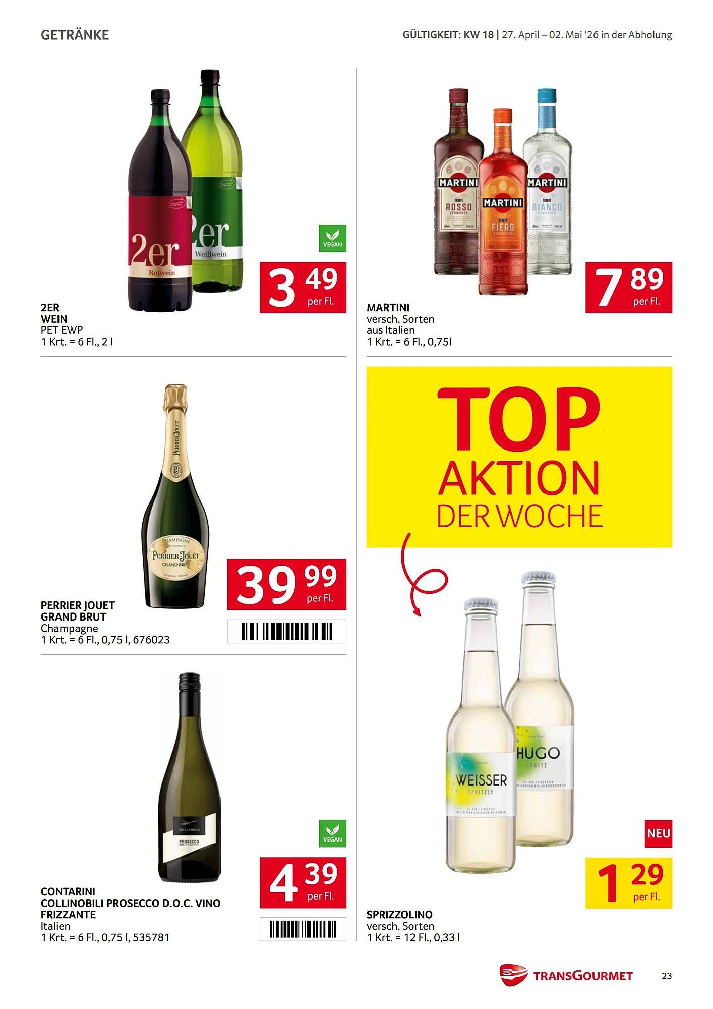 Transgourmet Flugblatt