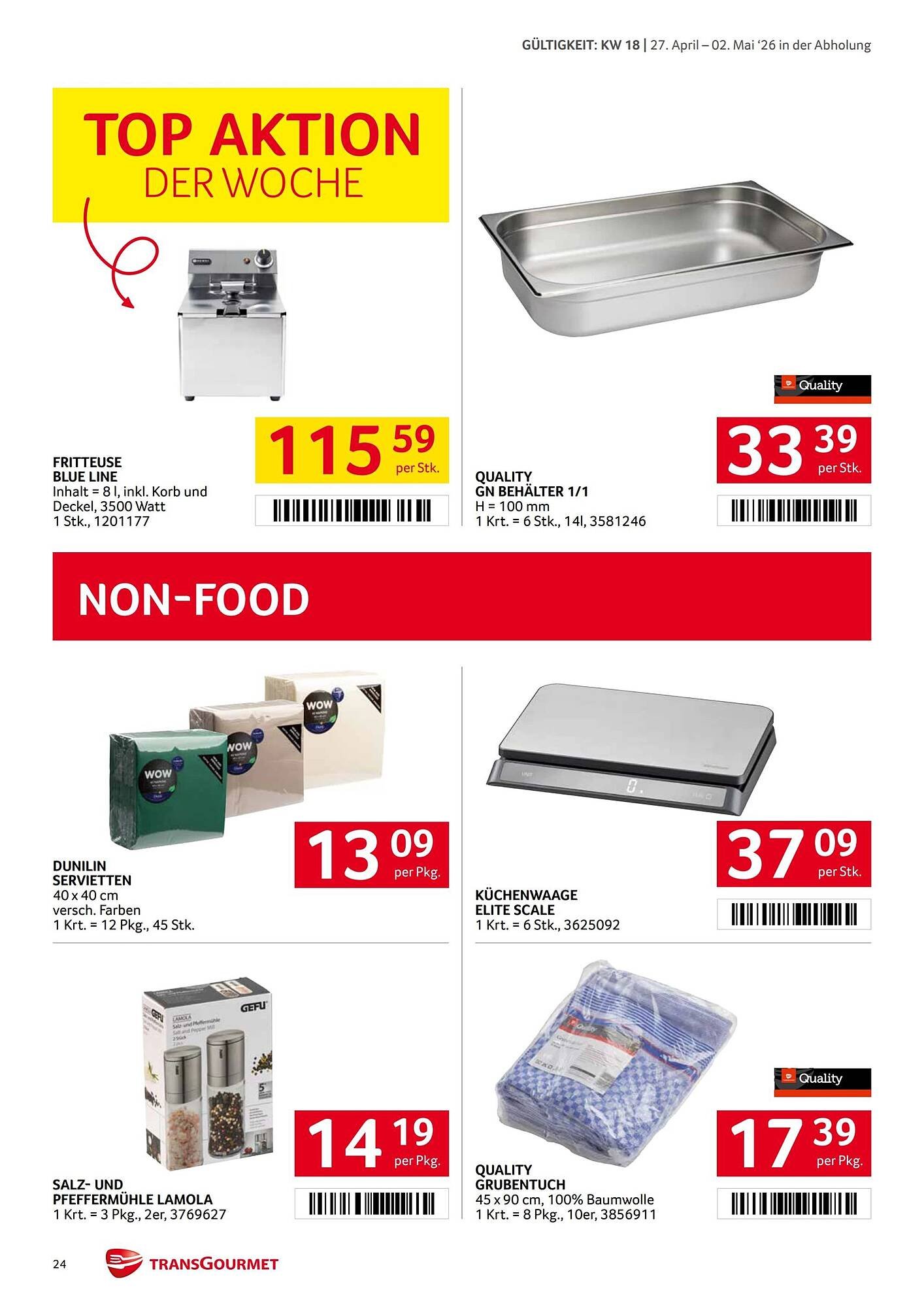 Transgourmet Flugblatt