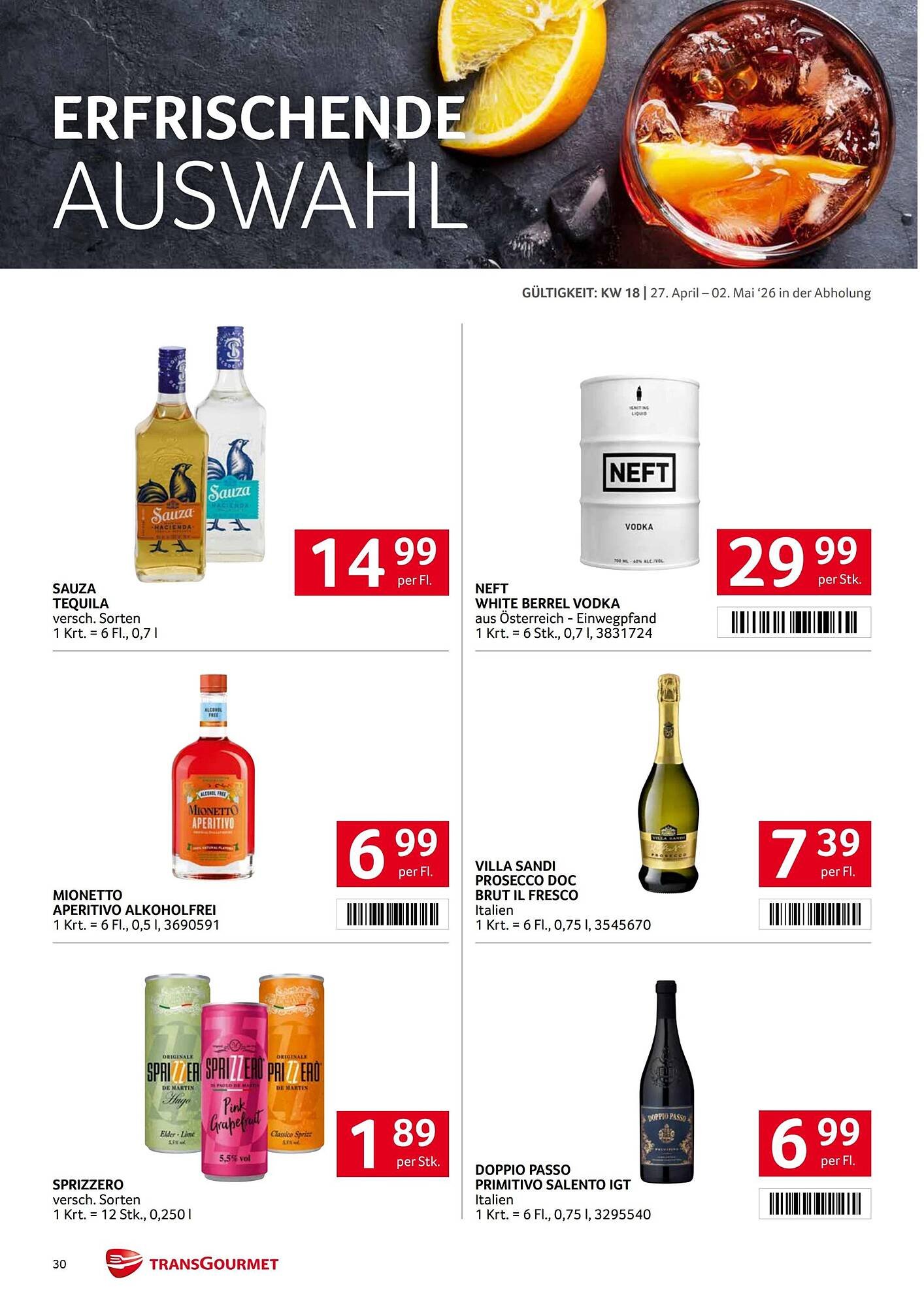 Transgourmet Flugblatt