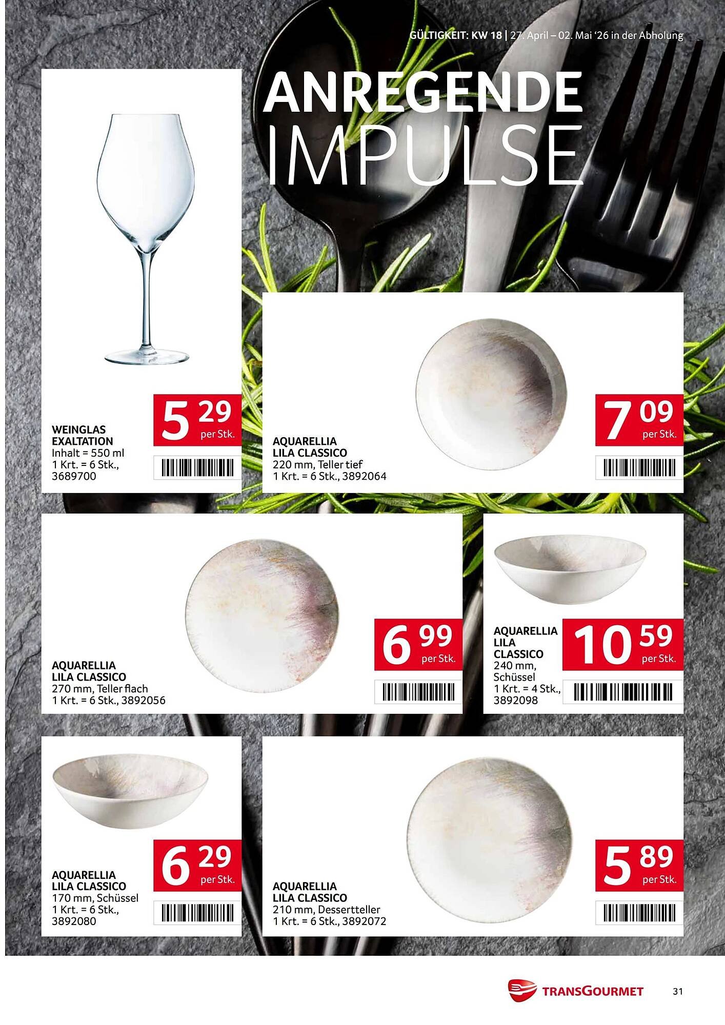 Transgourmet Flugblatt