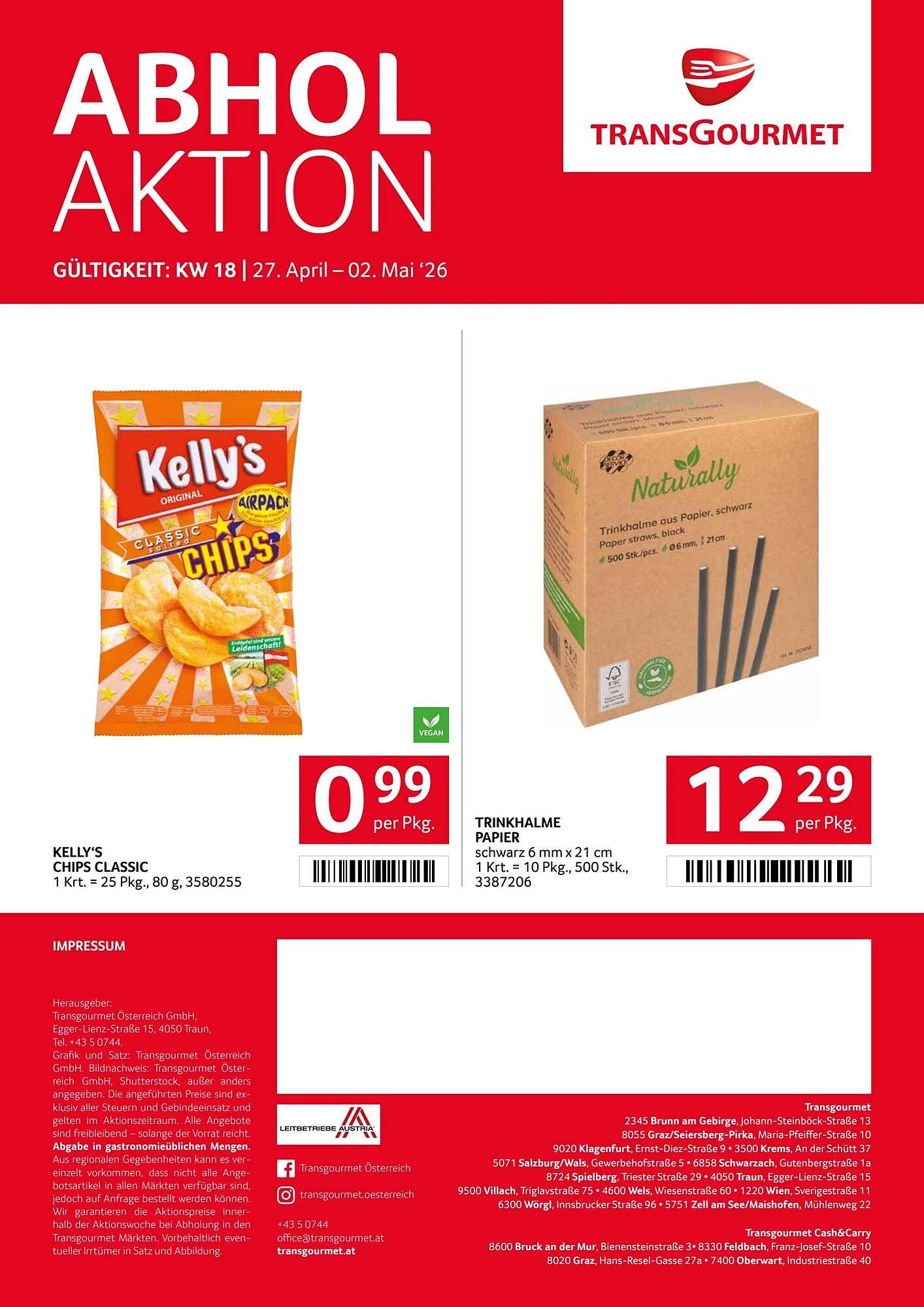 Transgourmet Flugblatt