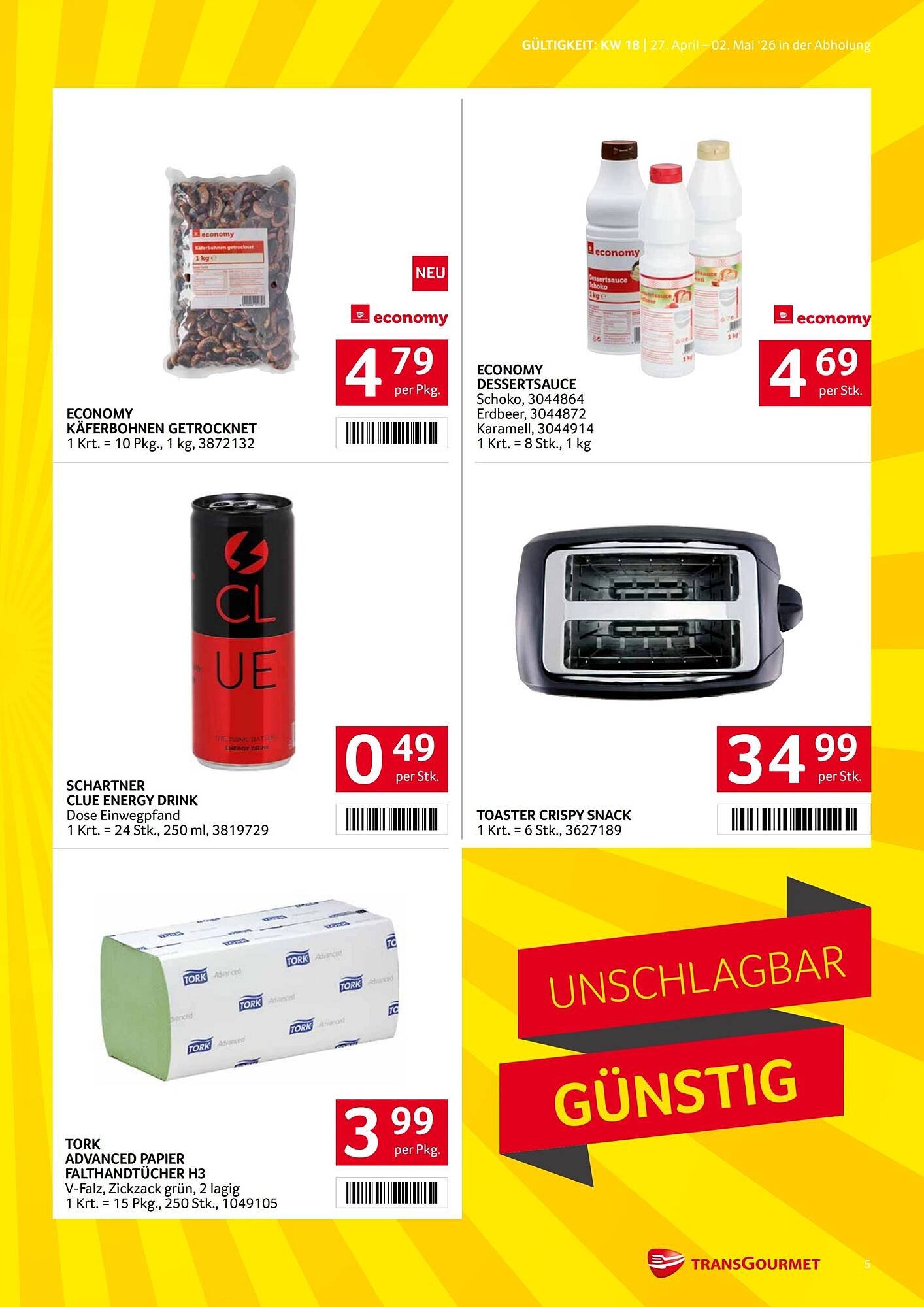 Transgourmet Flugblatt