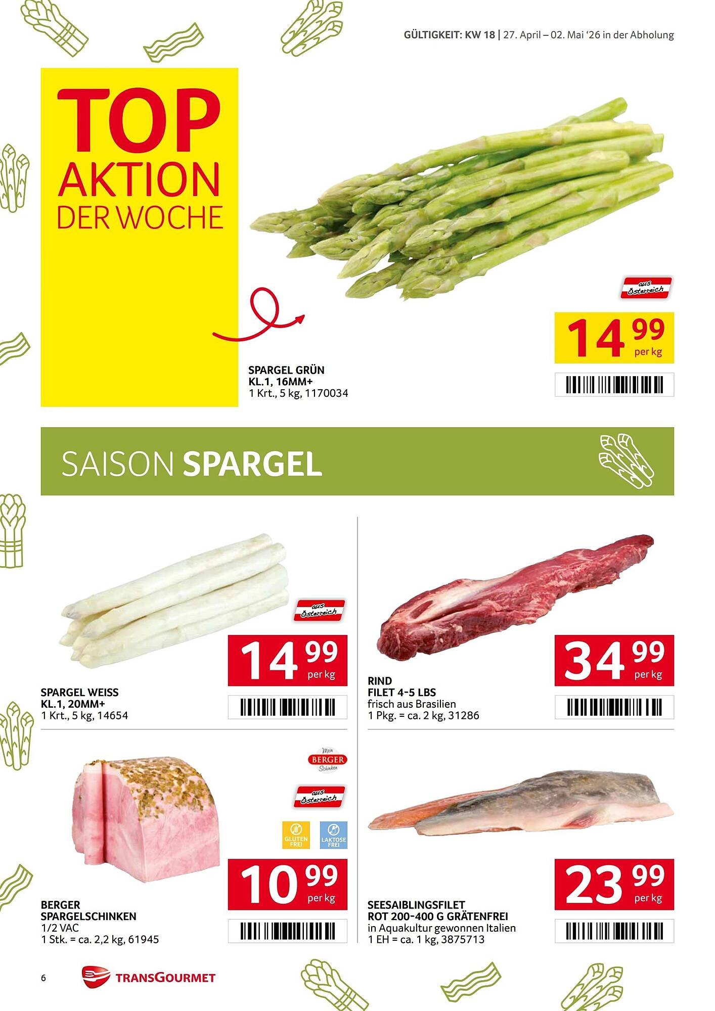 Transgourmet Flugblatt