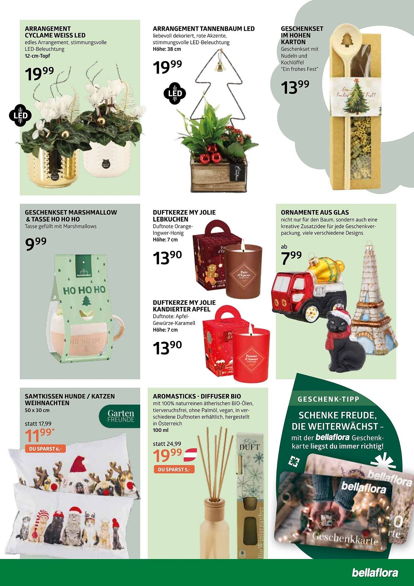 Bellaflora Flugblatt