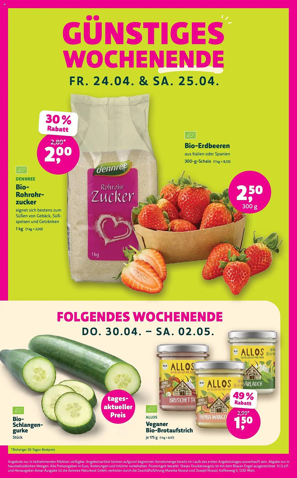 Denn's Biomarkt Flugblatt