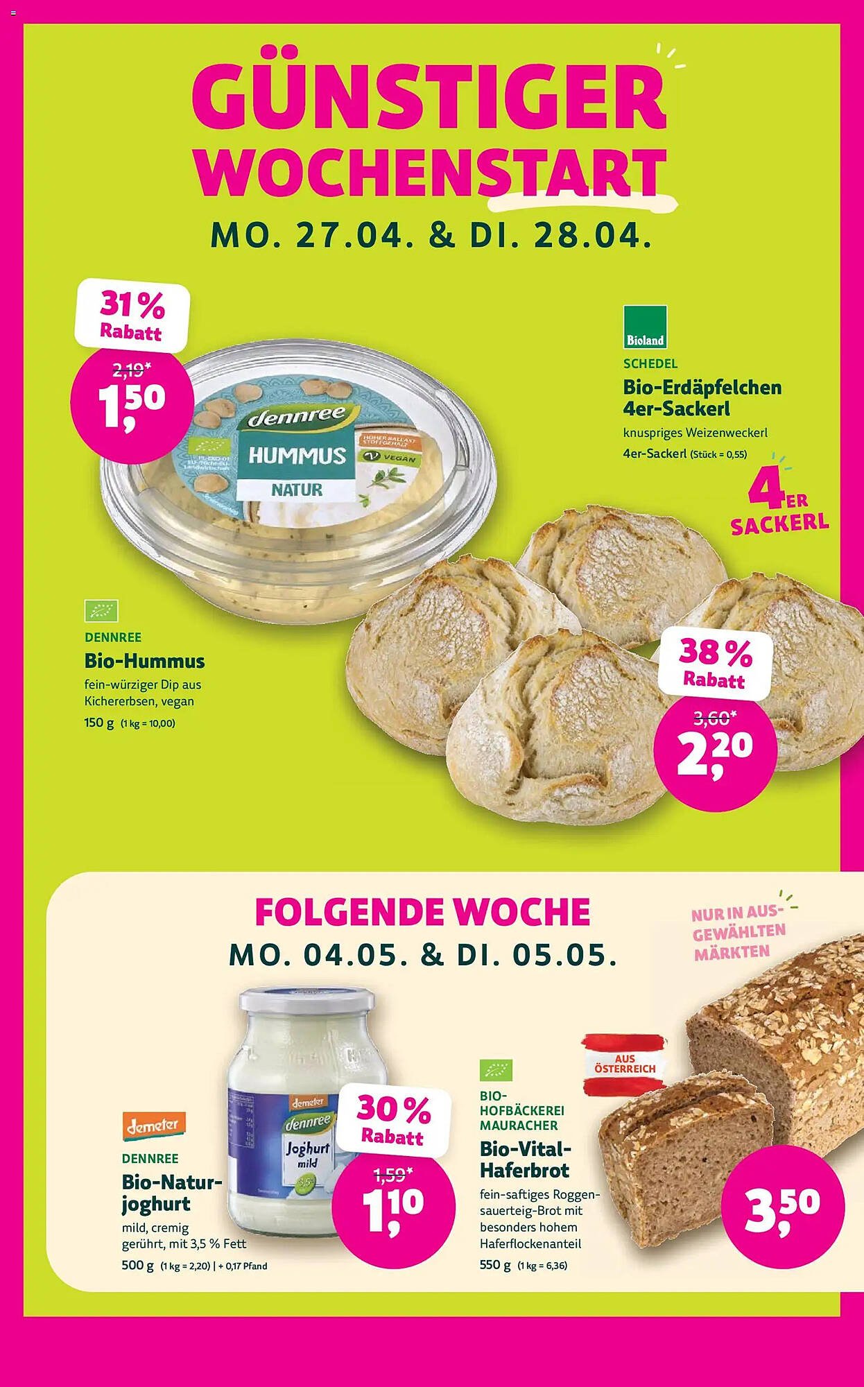 Denn's Biomarkt Flugblatt