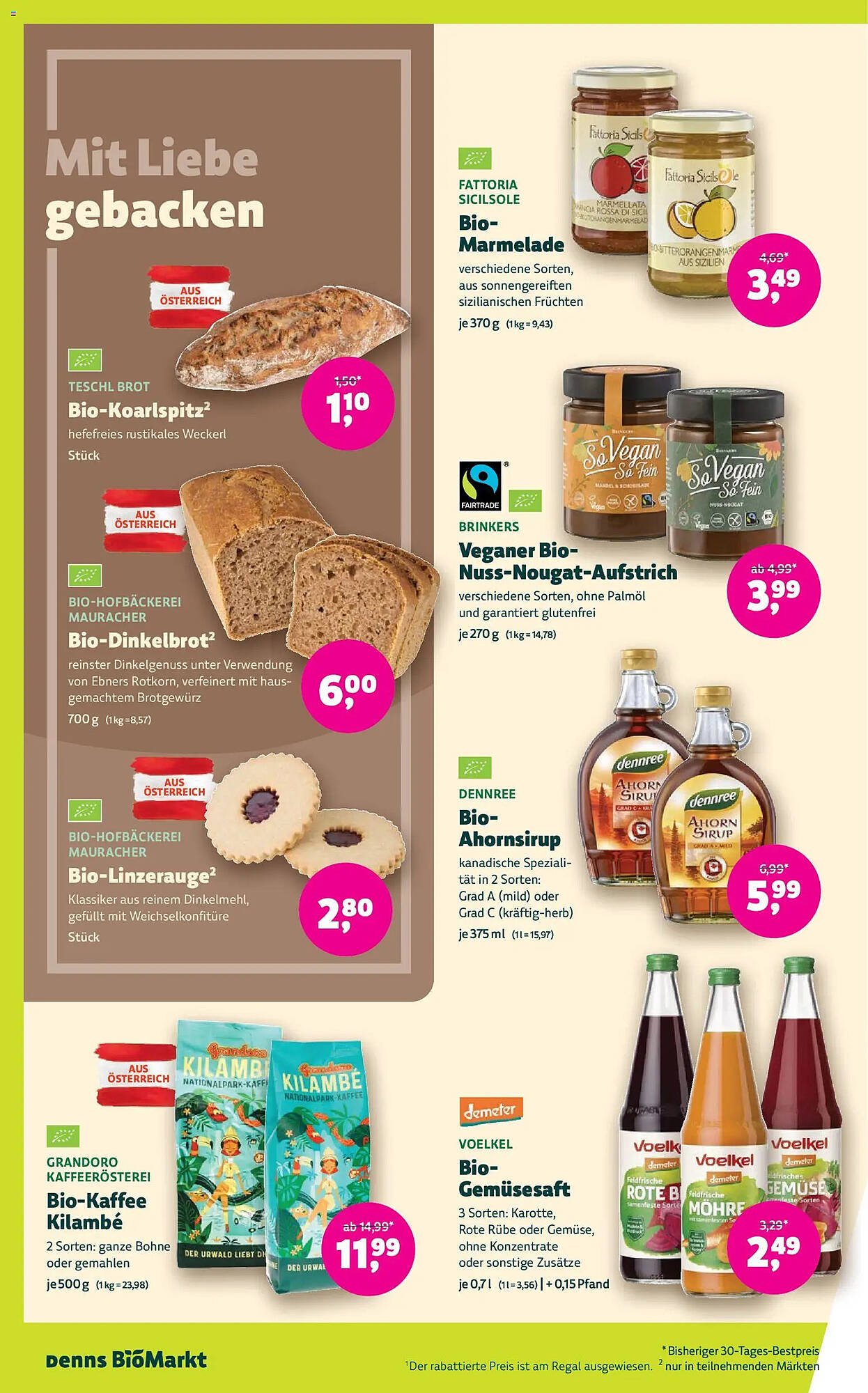Denn's Biomarkt Flugblatt