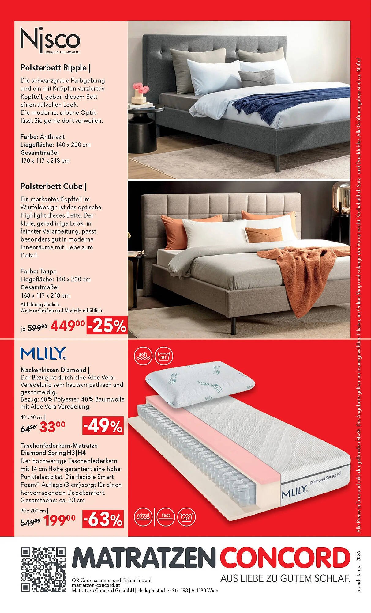 Matratzen Concord Prospekt