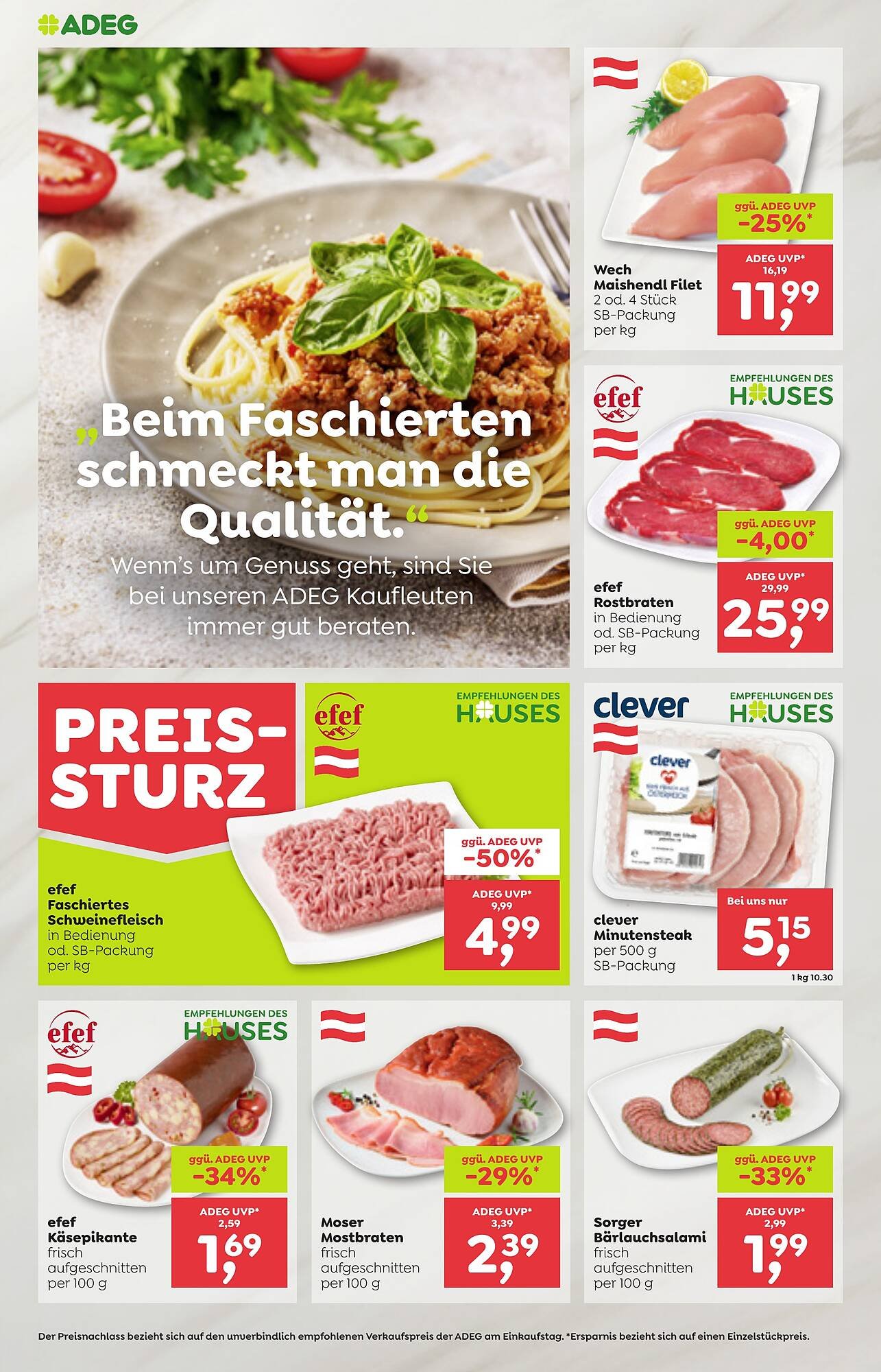 ADEG Flugblatt