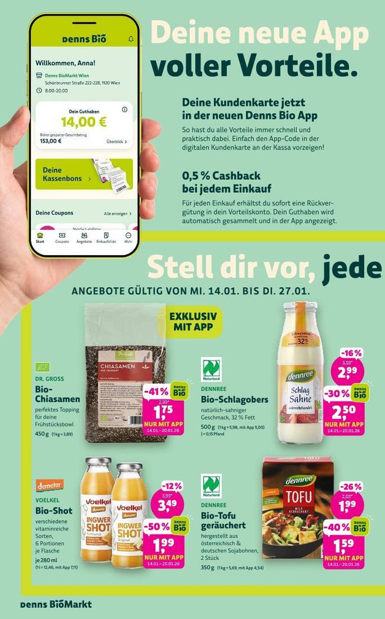 Denn's Biomarkt Flugblatt