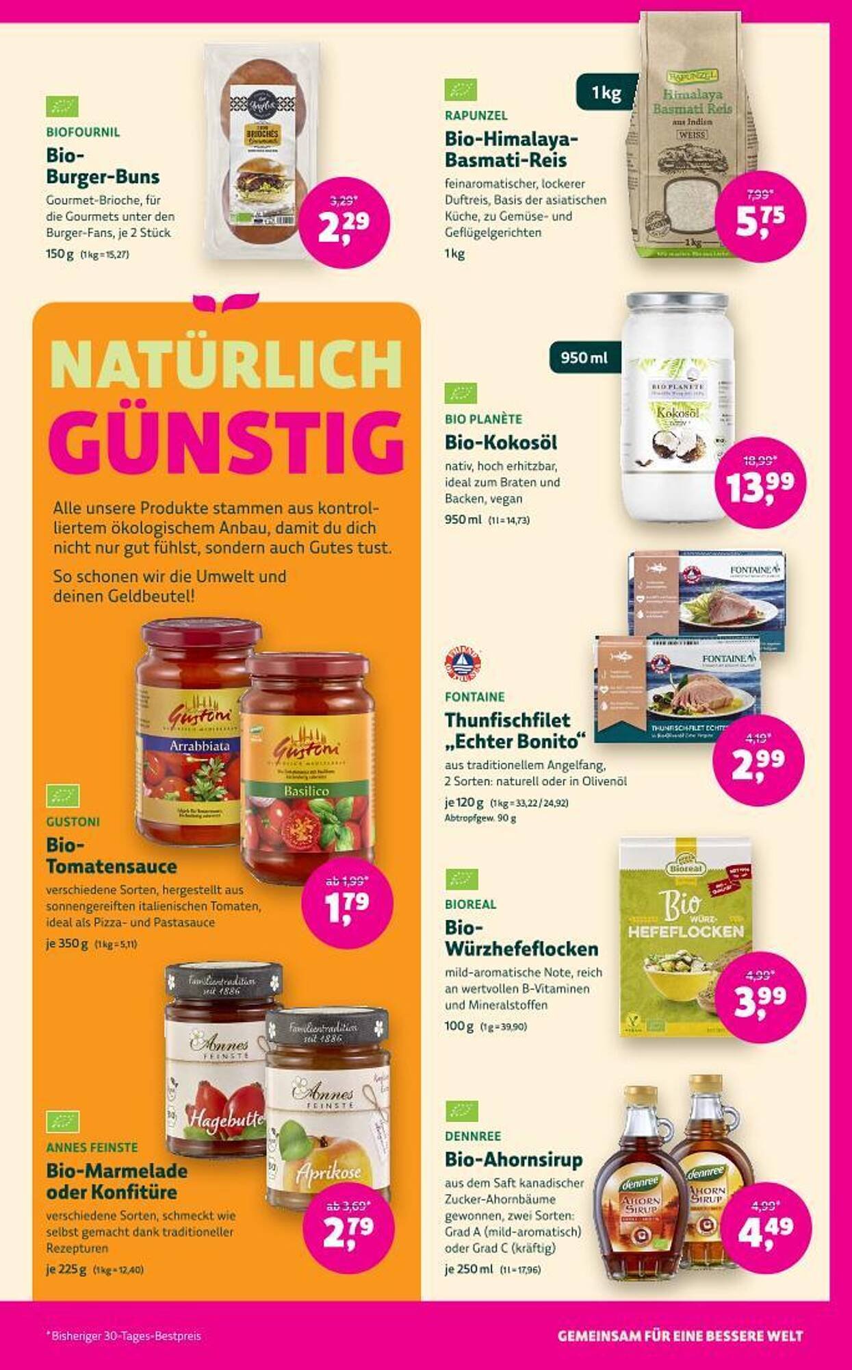 Denn's Biomarkt Flugblatt