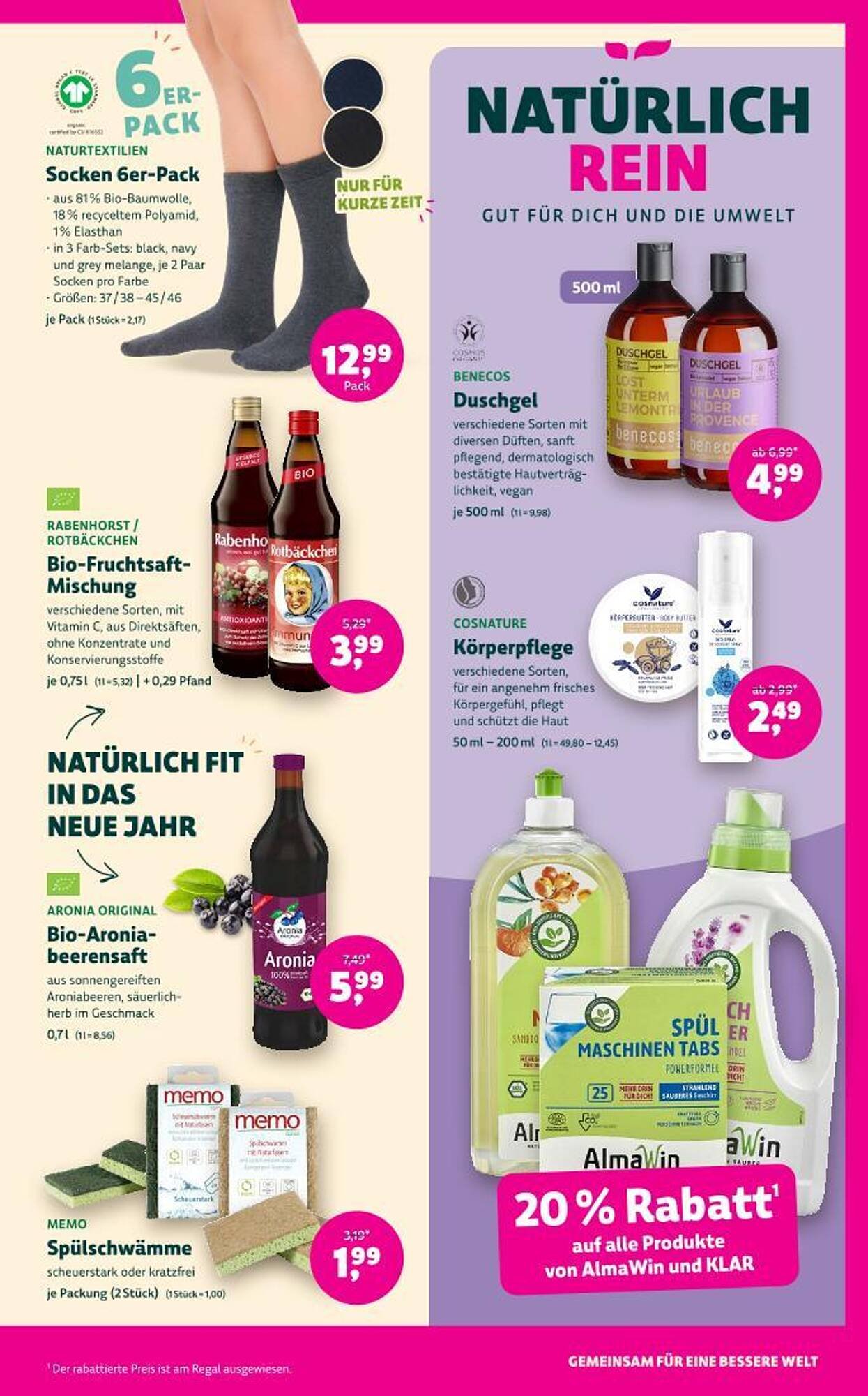 Denn's Biomarkt Flugblatt