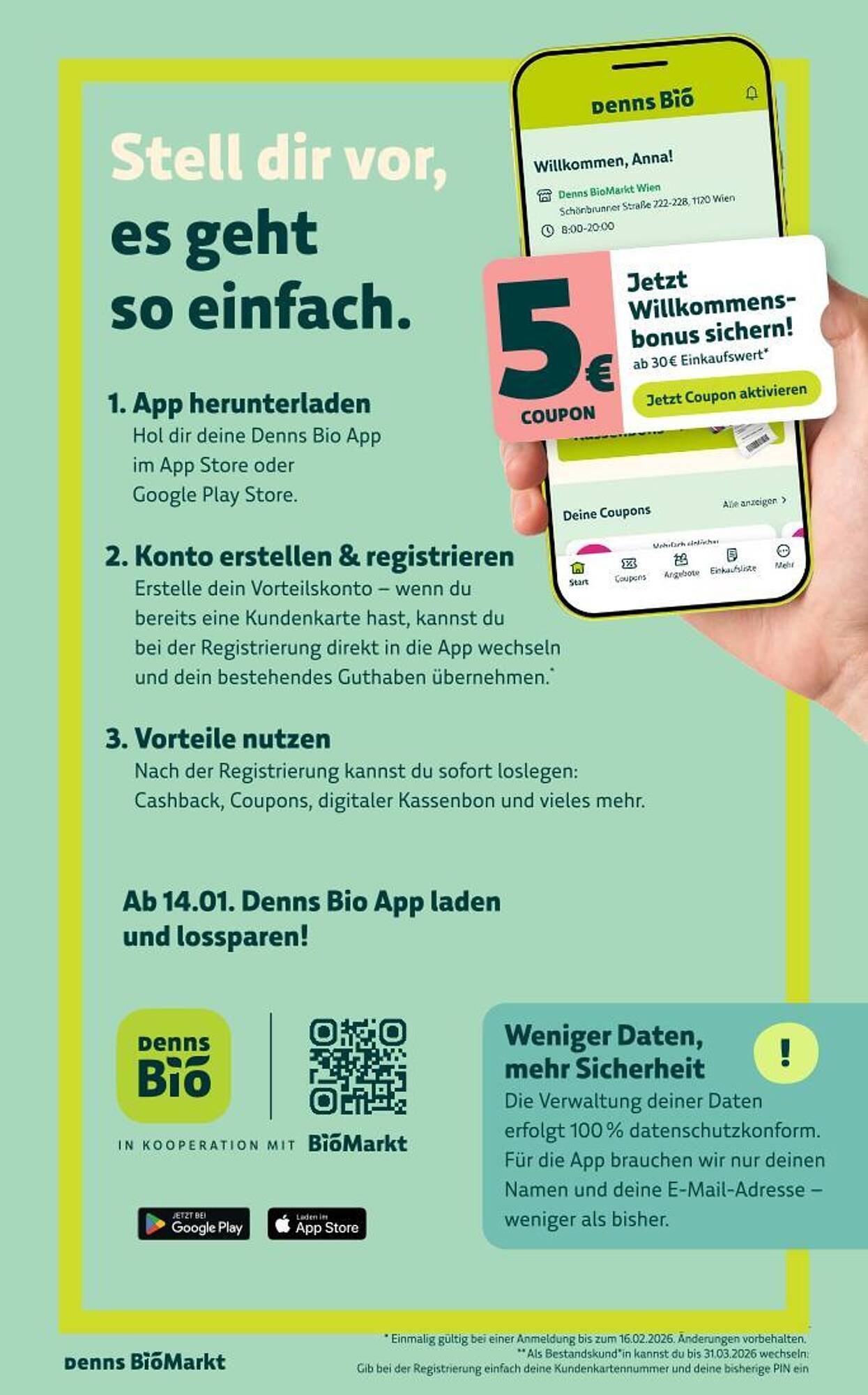 Denn's Biomarkt Flugblatt