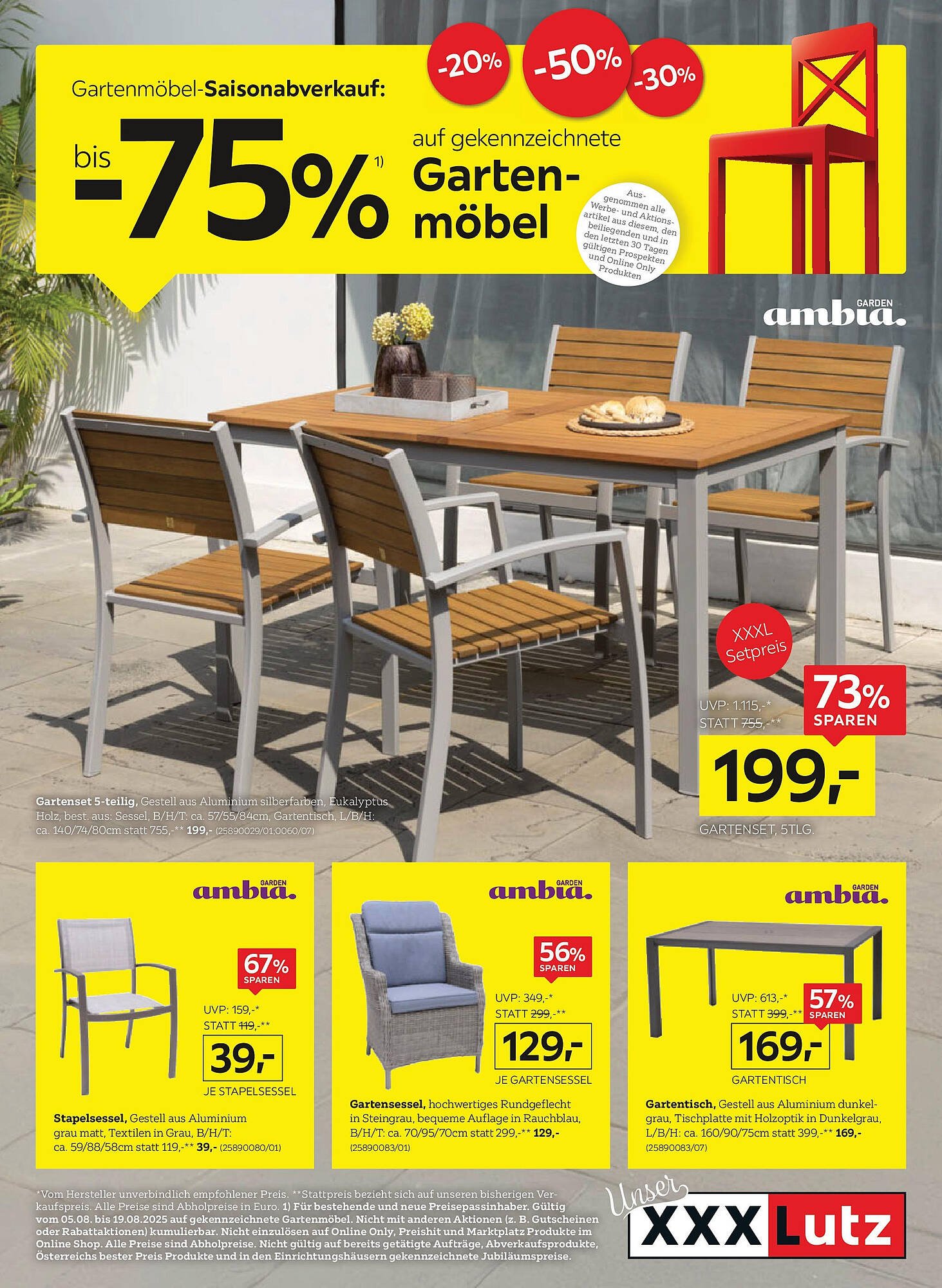 XXXLutz Flugblatt (2025-08-05 - 2025-08-19) | 1