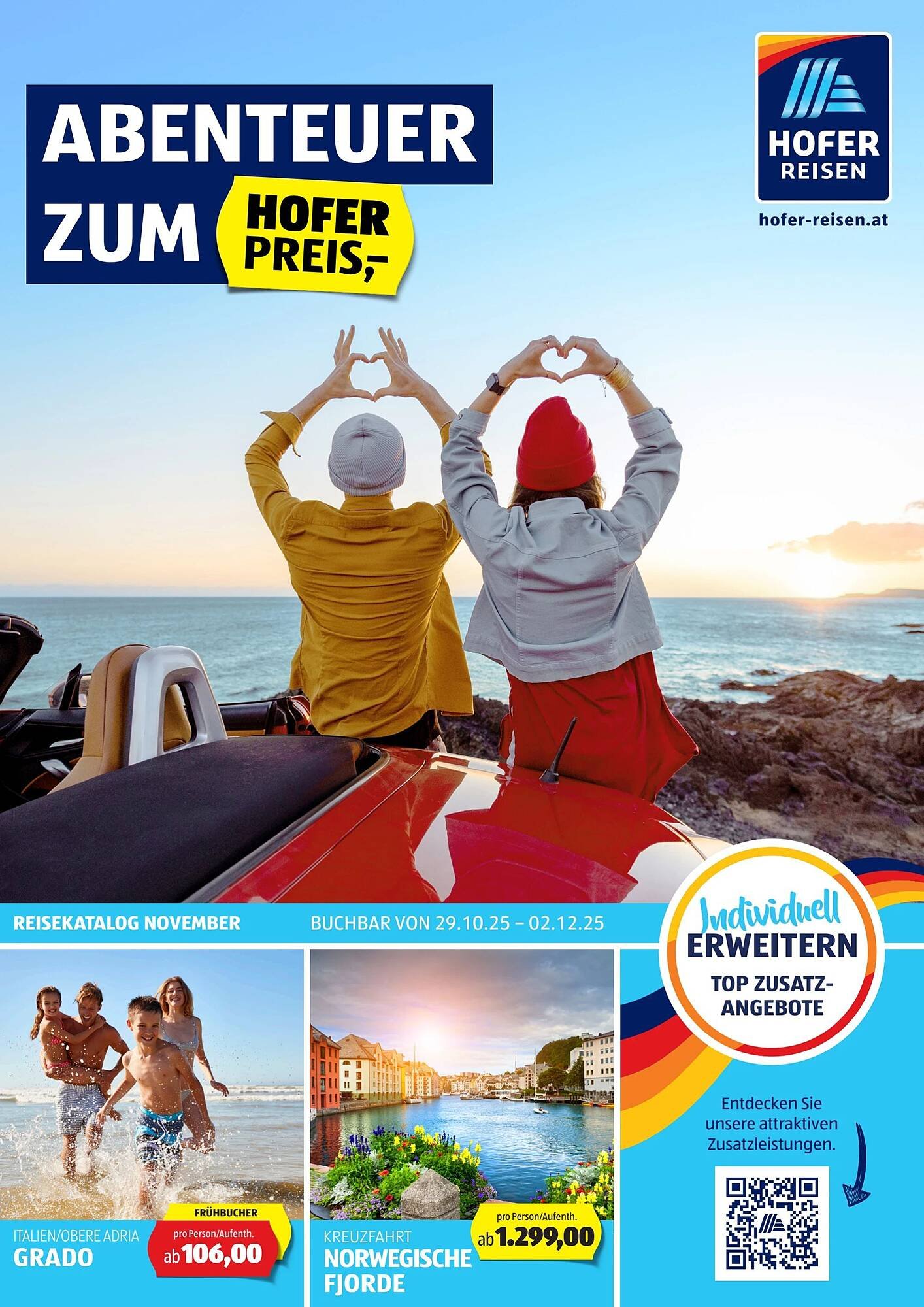 Hofer Reisen Flugblatt