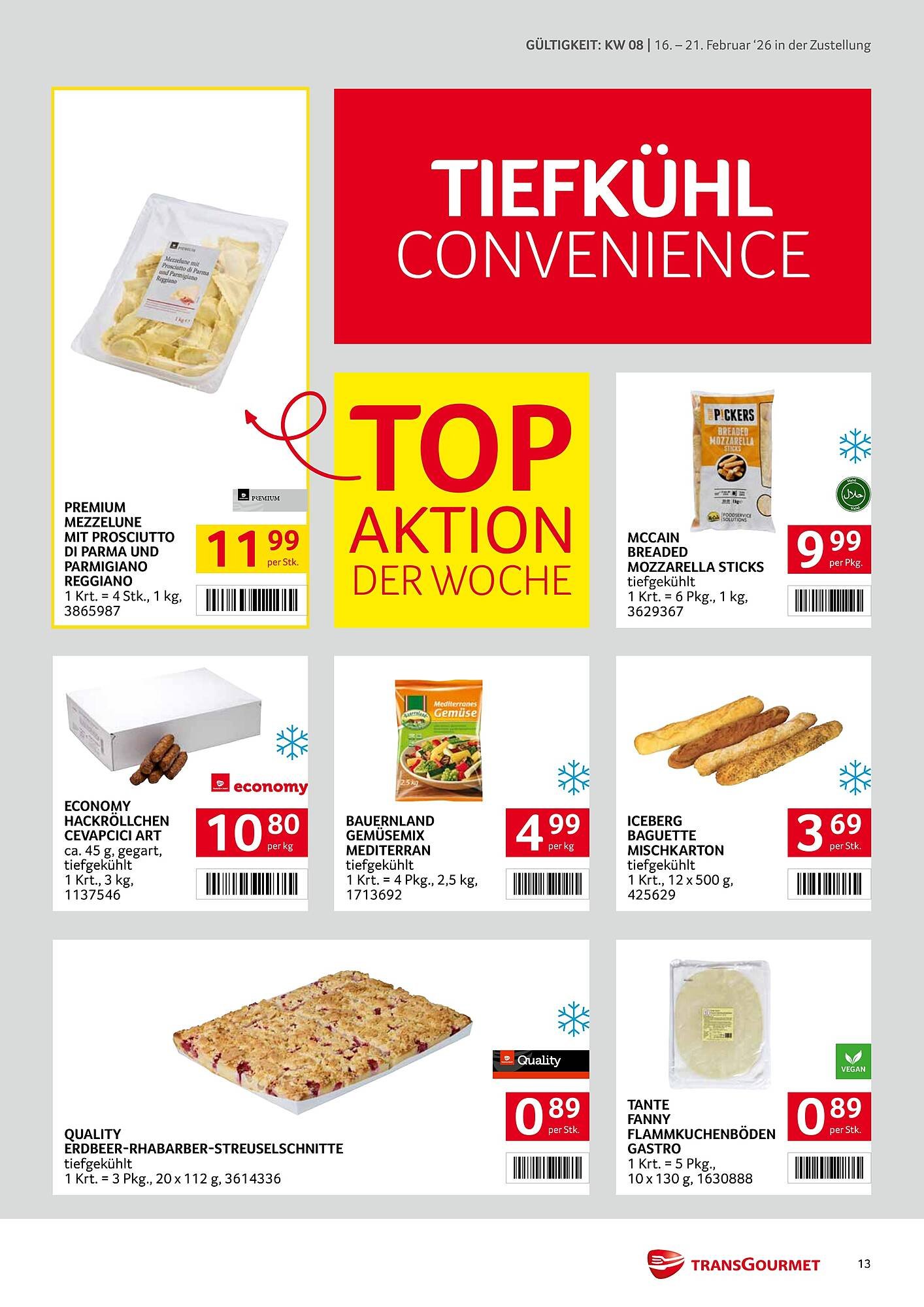 Transgourmet Flugblatt