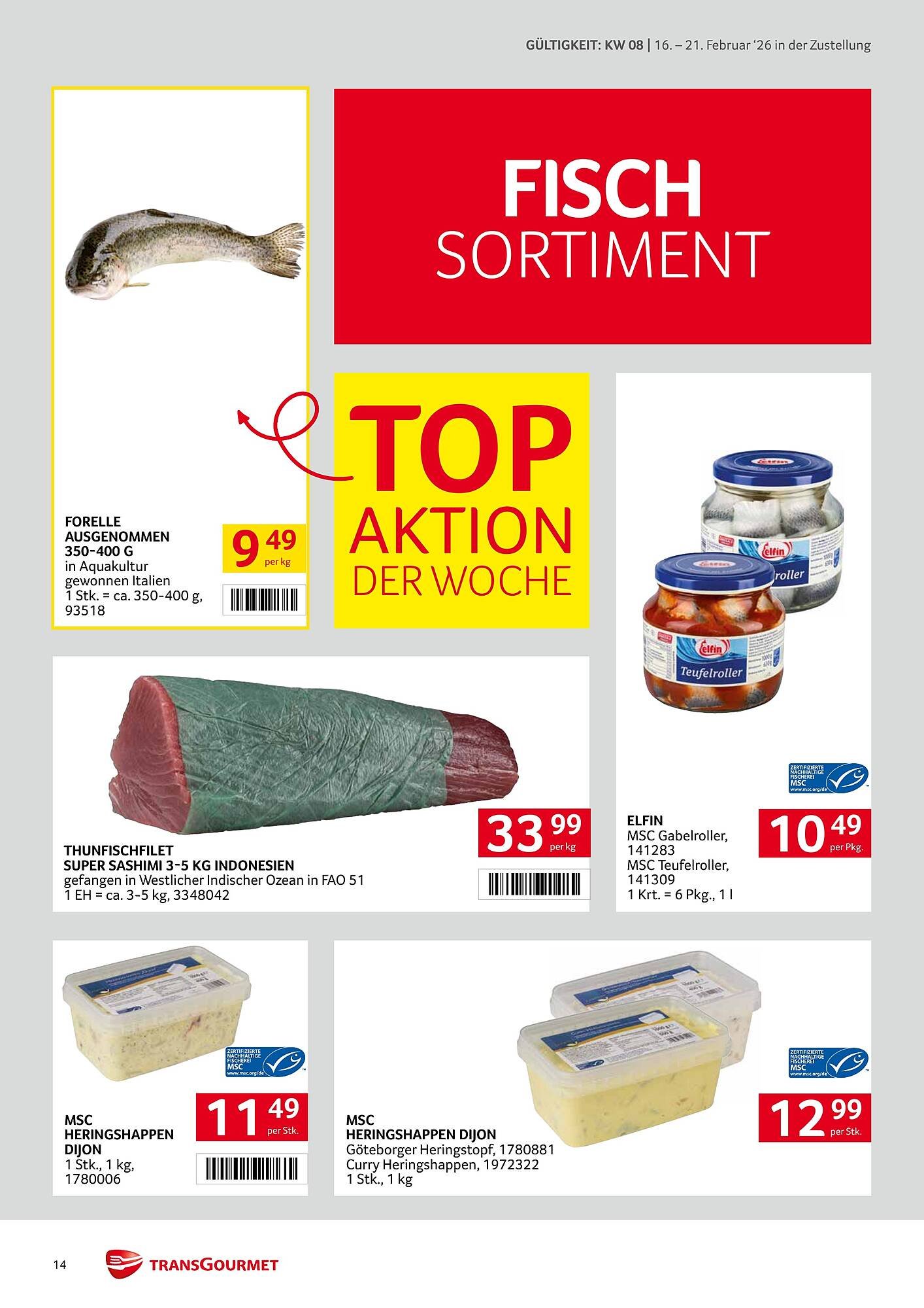 Transgourmet Flugblatt