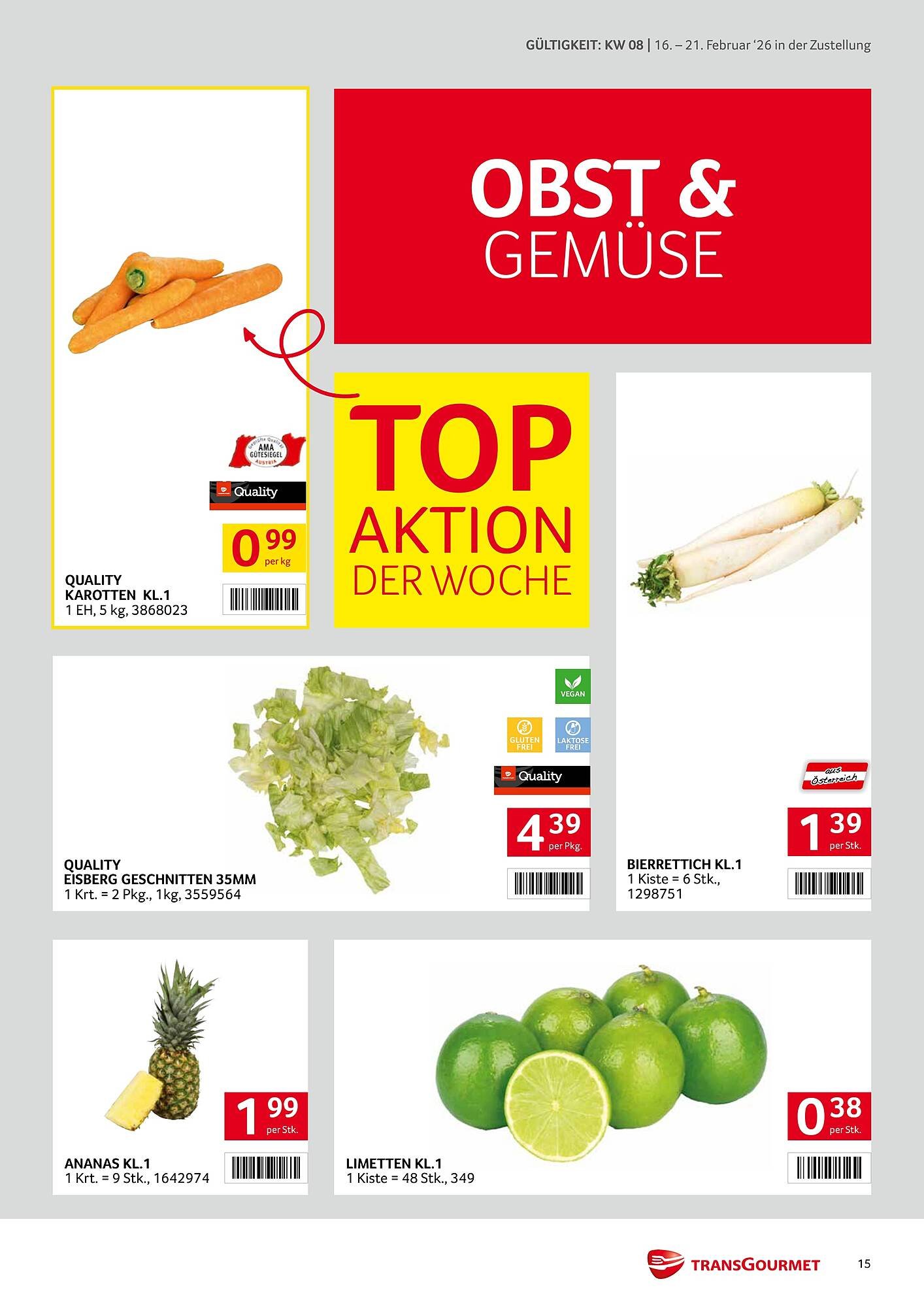 Transgourmet Flugblatt