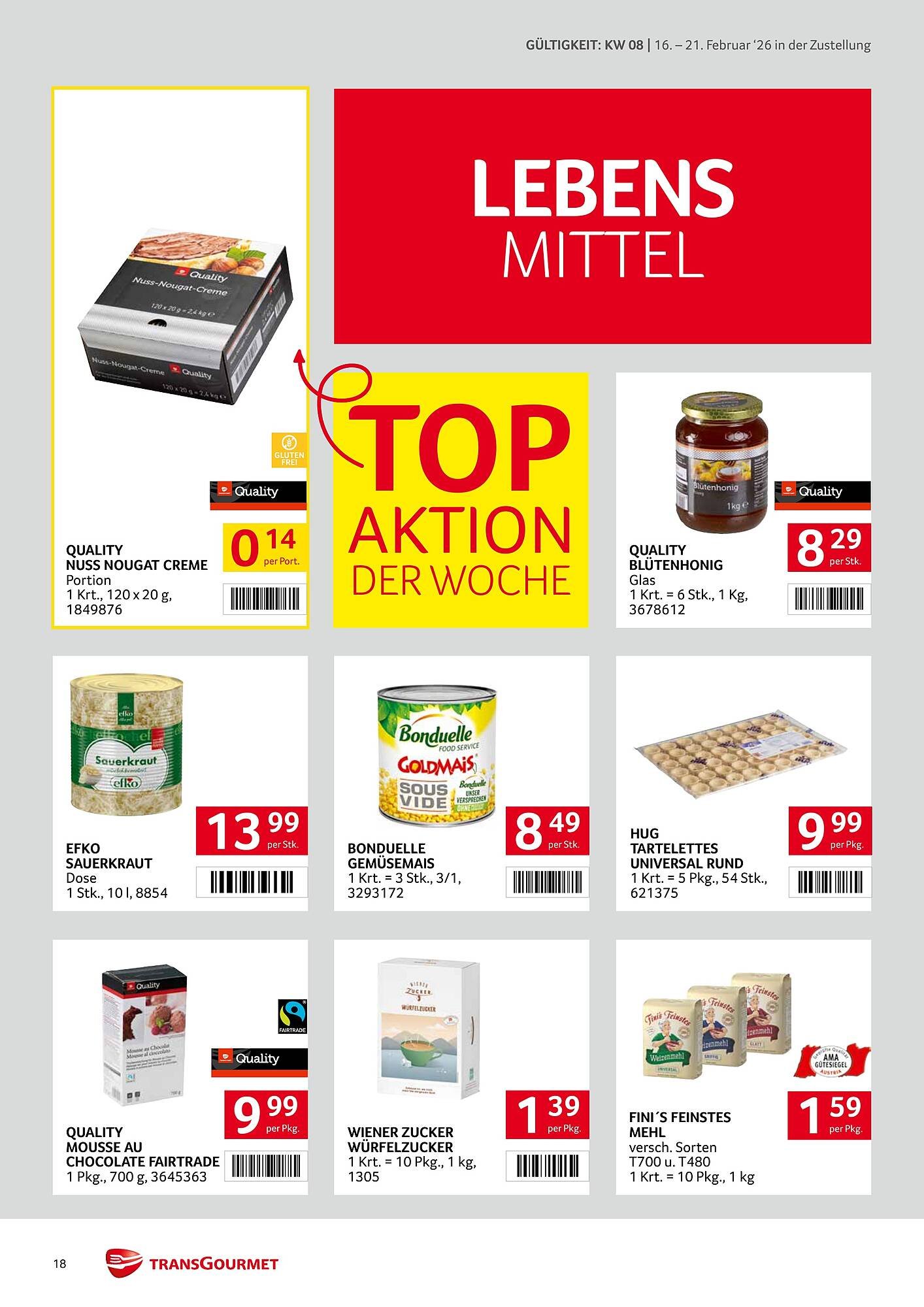 Transgourmet Flugblatt