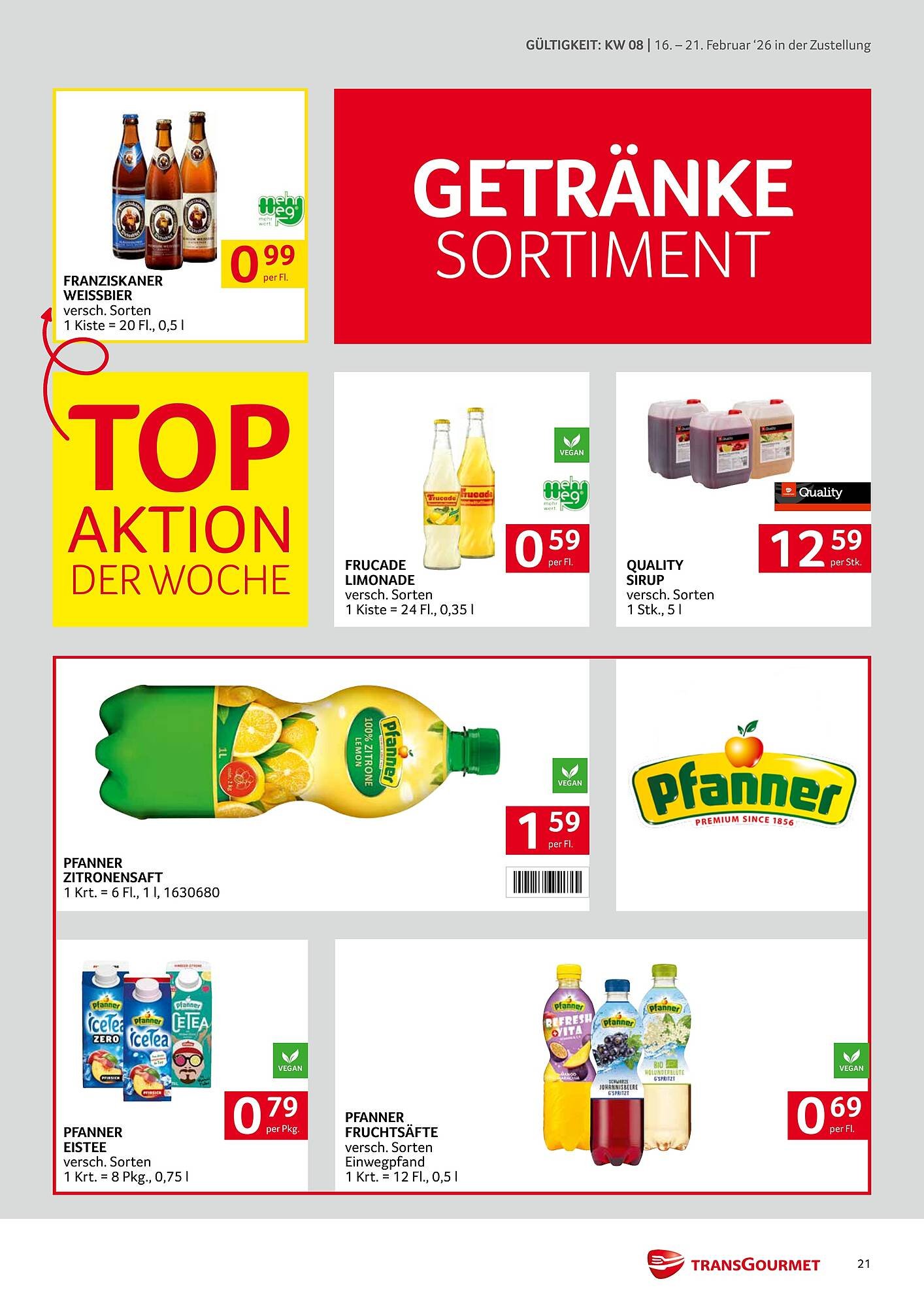 Transgourmet Flugblatt