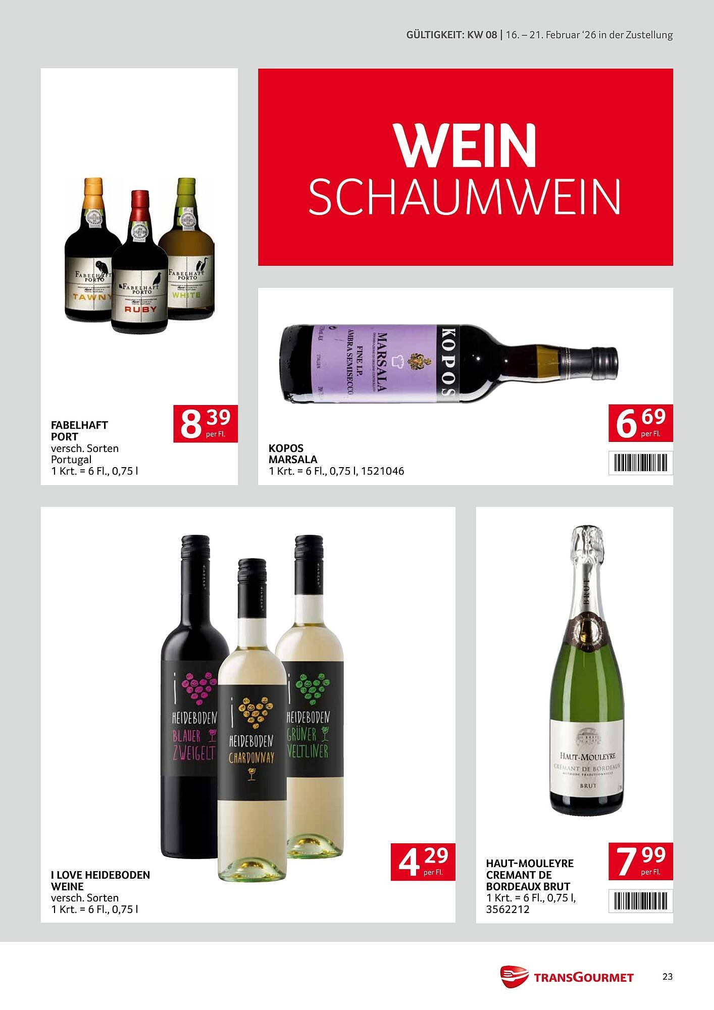 Transgourmet Flugblatt