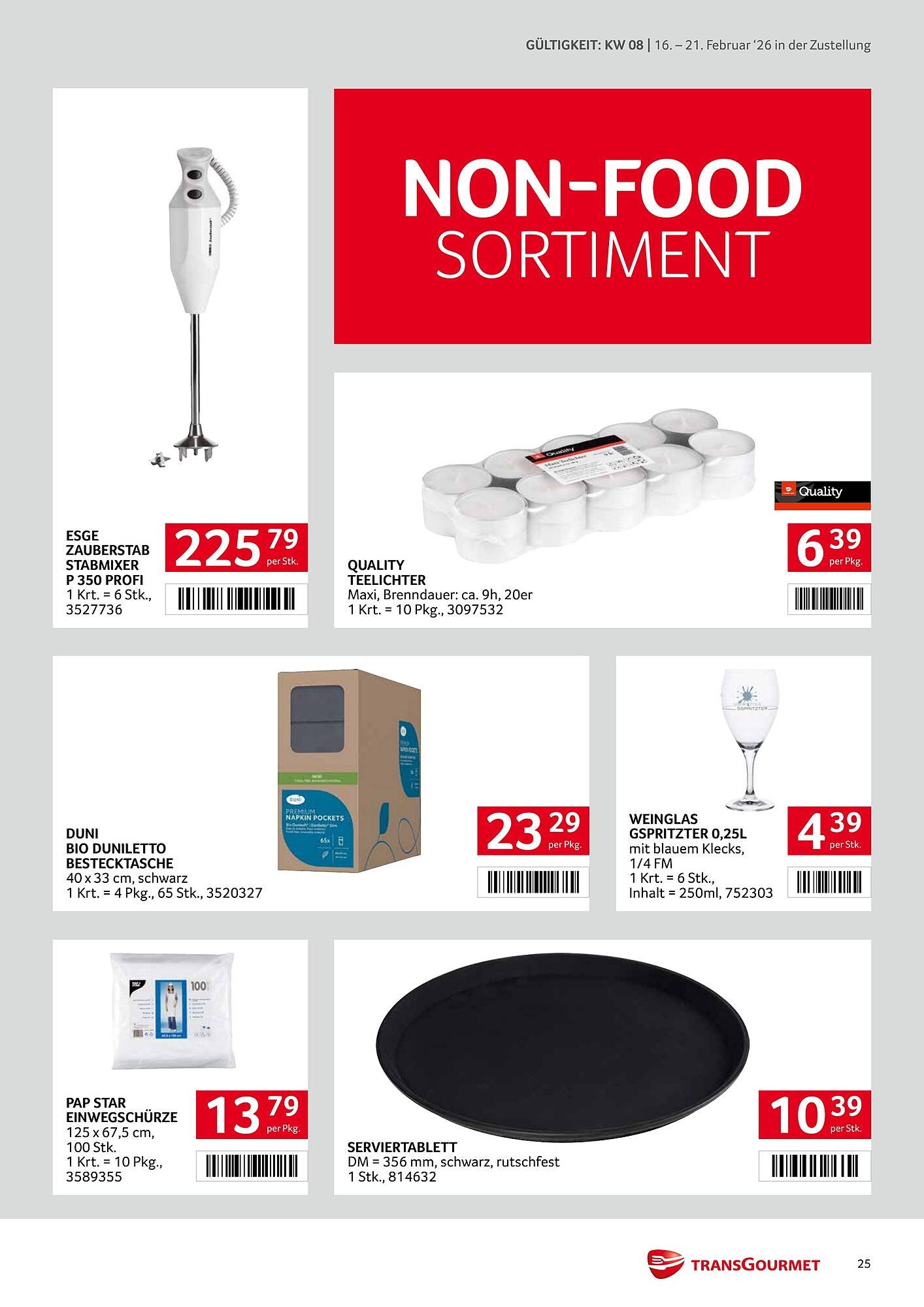 Transgourmet Flugblatt