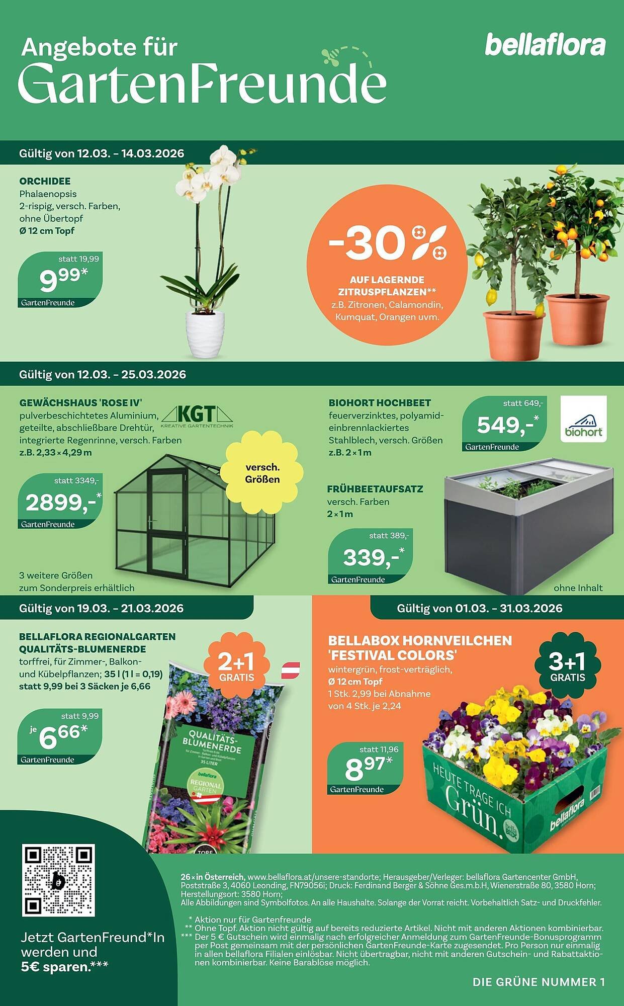 Bellaflora Flugblatt