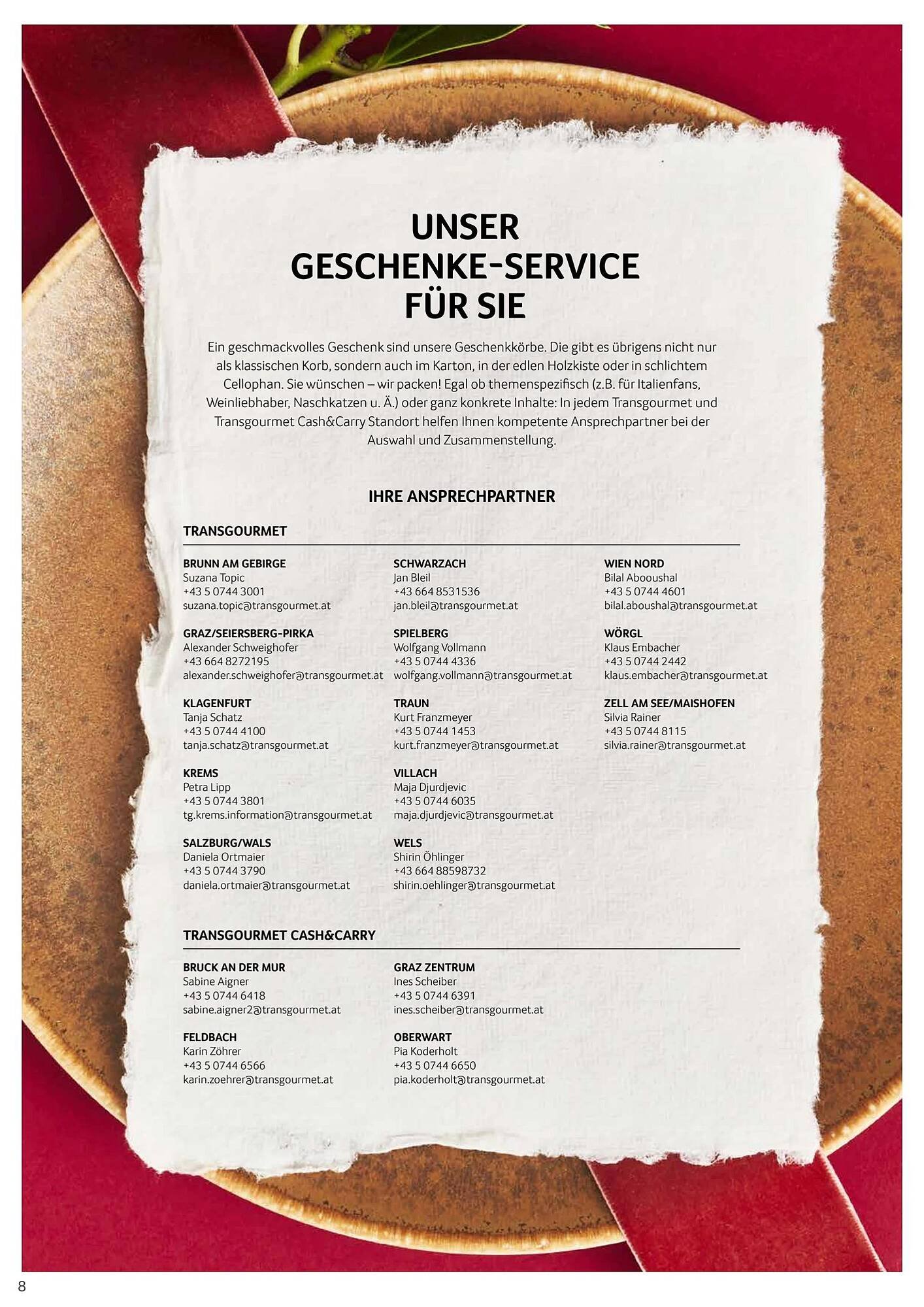 Transgourmet Flugblatt