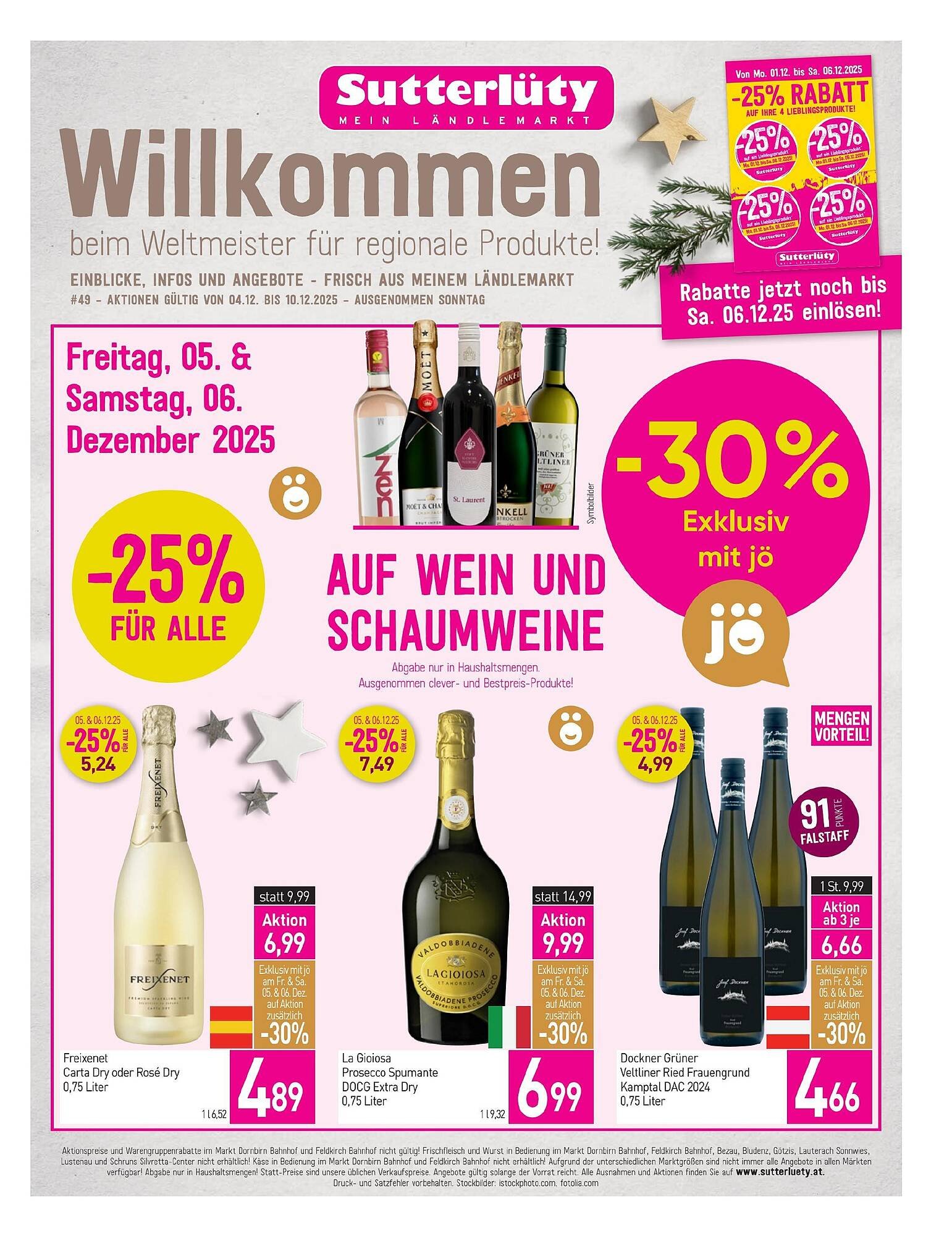 Sutterlüty Flugblatt