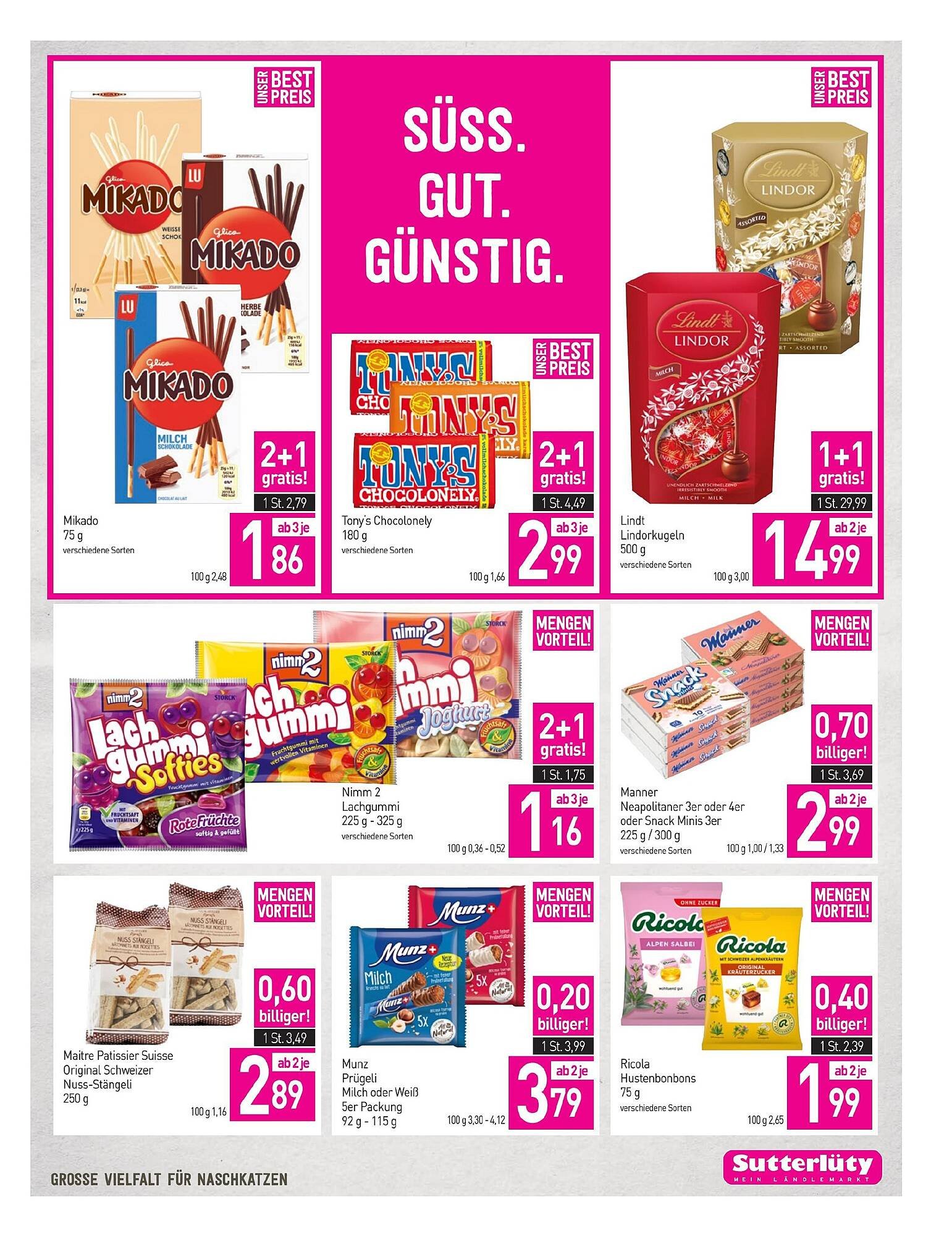 Sutterlüty Flugblatt